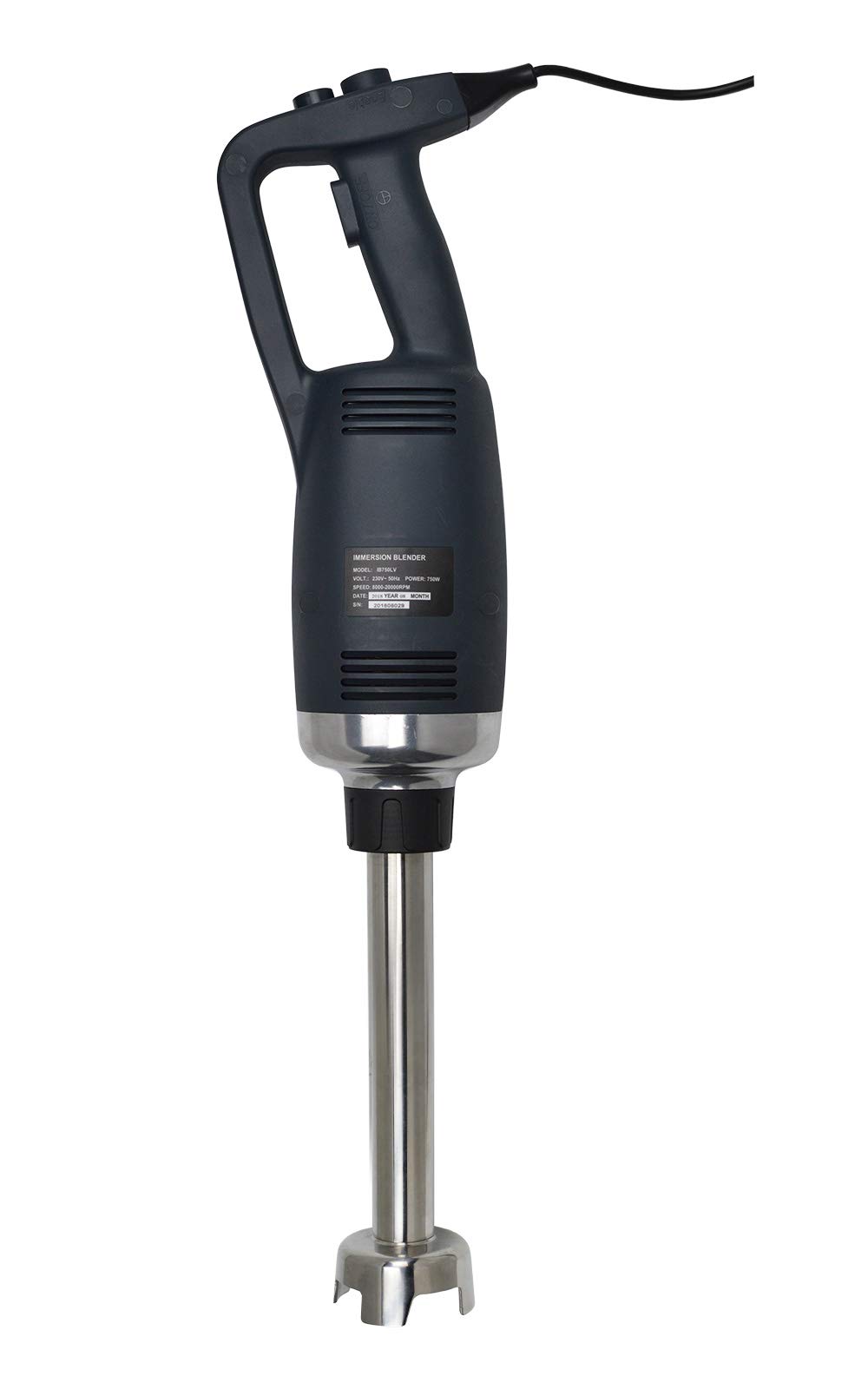 750W Heavy Duty Immersion Blender - Commercial Handheld Mixer with Detachable Shaft & Variable Speed - Perfect for Smoothies, Soups, Sauces & Baking in Professional Kitchens