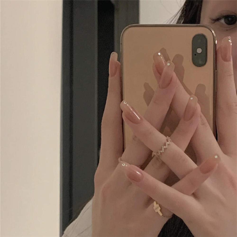 HUJL False Nails - Premium Diamond Nail Patches for Easy Application & Removal | Perfect for Parties, Weddings & Special Occasions