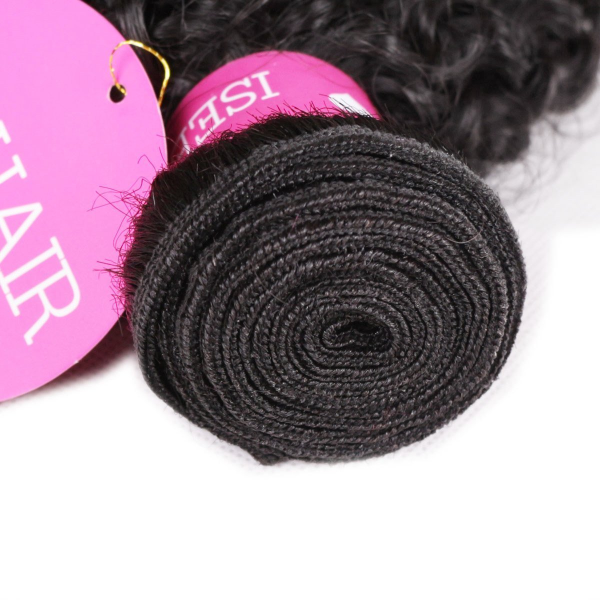 ISEE 100% Virgin Malaysian Deep Curly Jerry Curly Human Hair Extensions - 3 Bundles Unprocessed Natural Black Hair (20/22/24 Inches) for Styling, Weaving & Coloring | Perfect for Daily Wear, Parties & Special Occasions