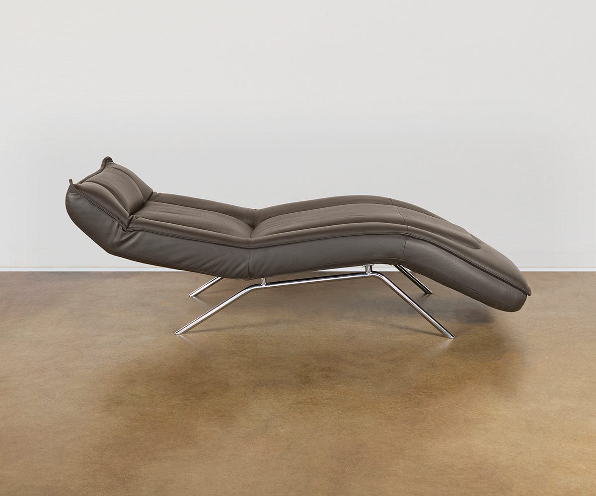 Forte Chaise Lounge Chair - Modern Accent Chair for Living Room, Bedroom, or Office - Perfect for Relaxing, Reading, and Entertaining