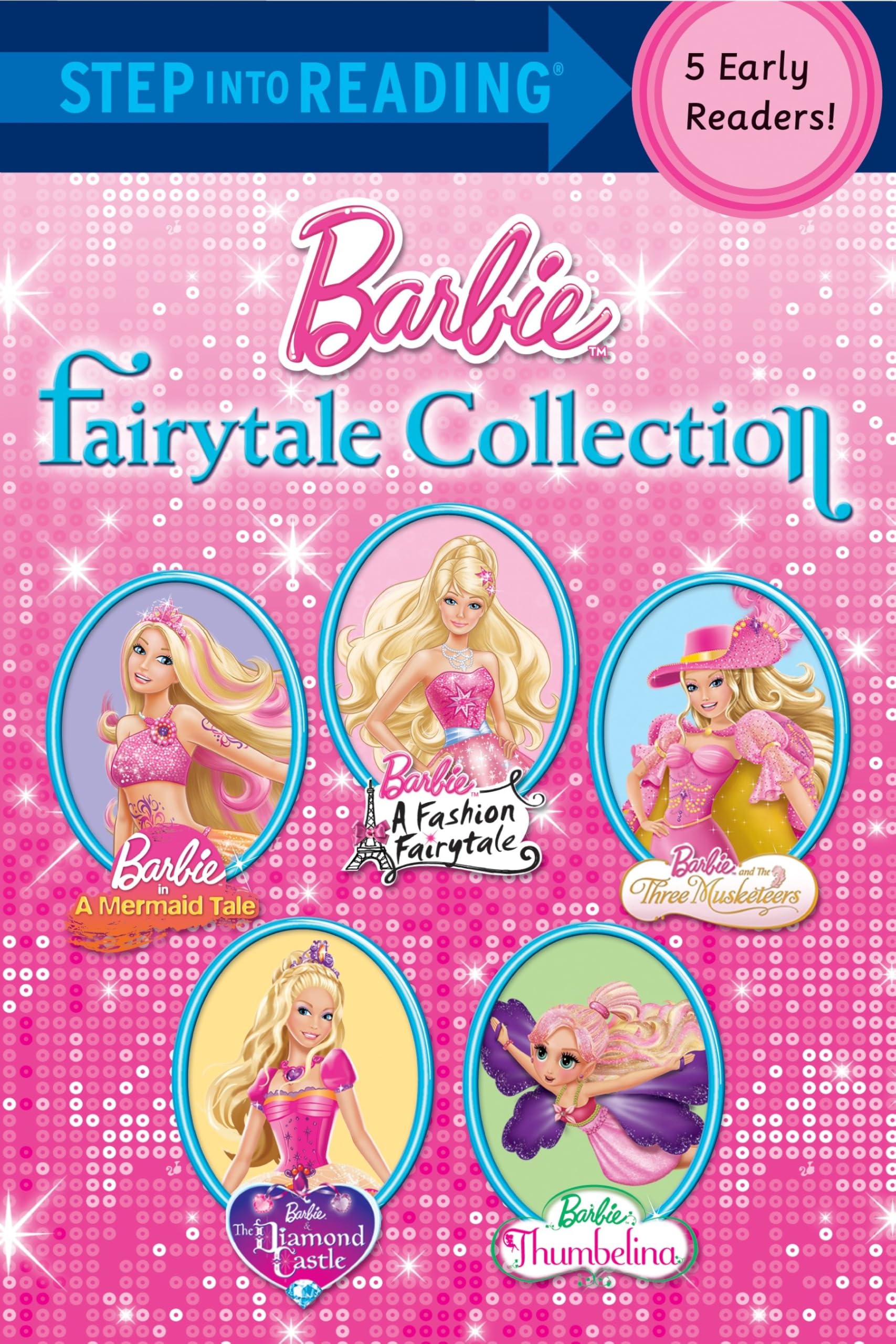 Barbie Fairytale Collection - Step into Reading Books for Kids | Princess Storytime, Bedtime Reading & Early Learning Gifts