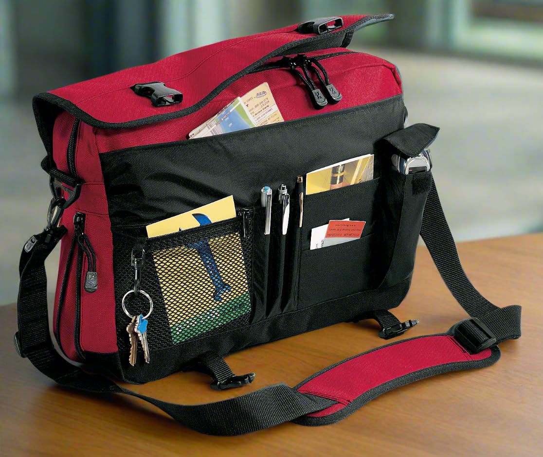 OSU Ohio State Laptop Messenger Bag - Durable Briefcase for Work, School, and Travel