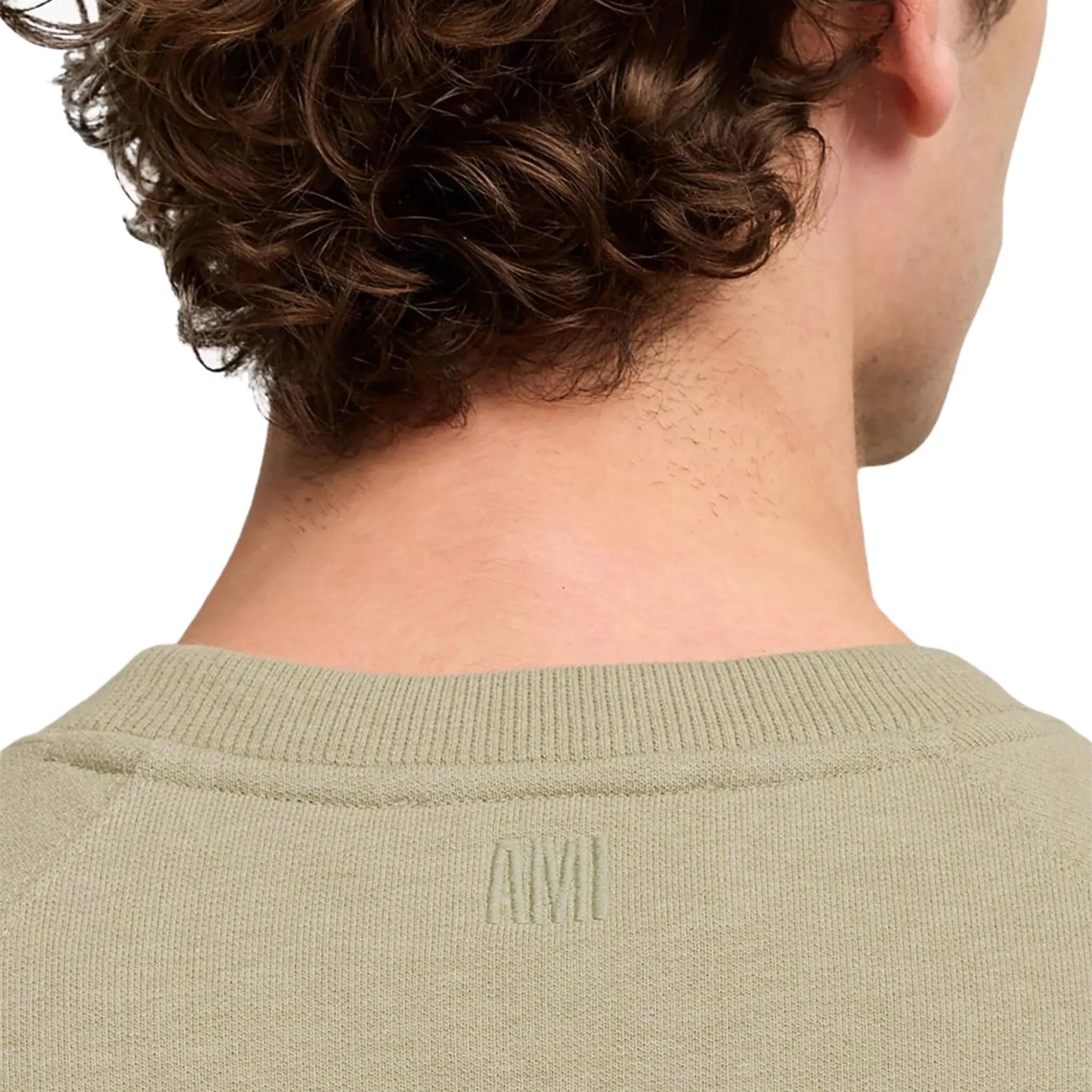 Ami Paris Ami De Coeur Green Sweatshirt for Men | Casual Pullover Hoodie | Streetwear Fashion | Perfect for Everyday Wear & Urban Outfits