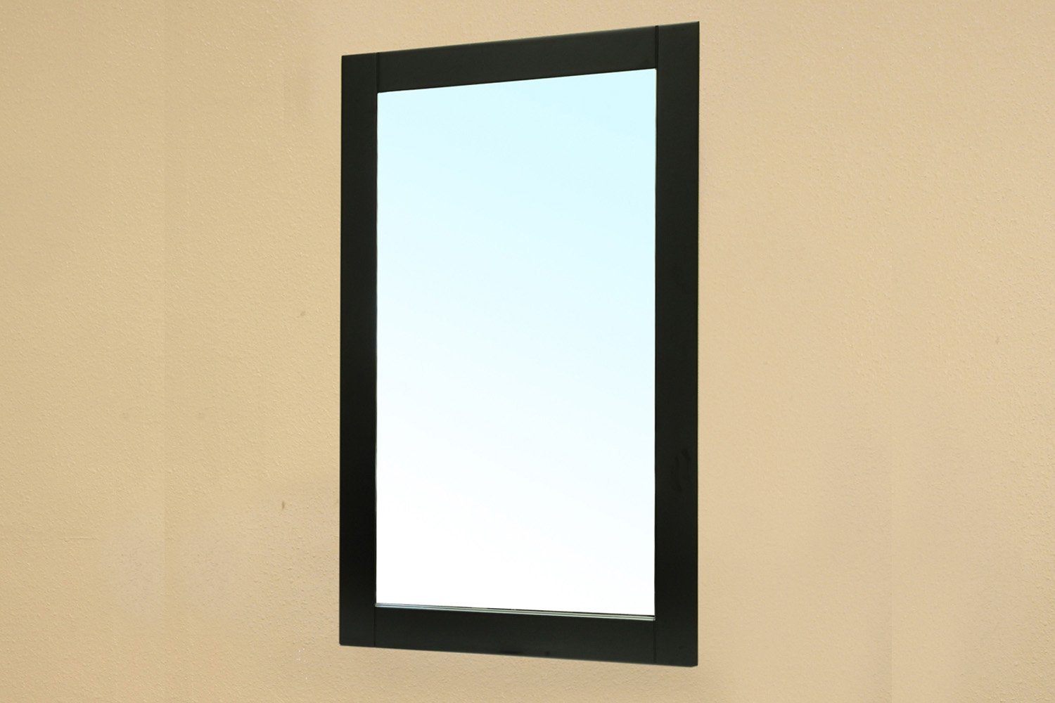 203114-MIRROR Wood Frame Mirror - Full Length Wall Mirror with Rustic Wood Frame for Bedroom, Living Room & Entryway Decor