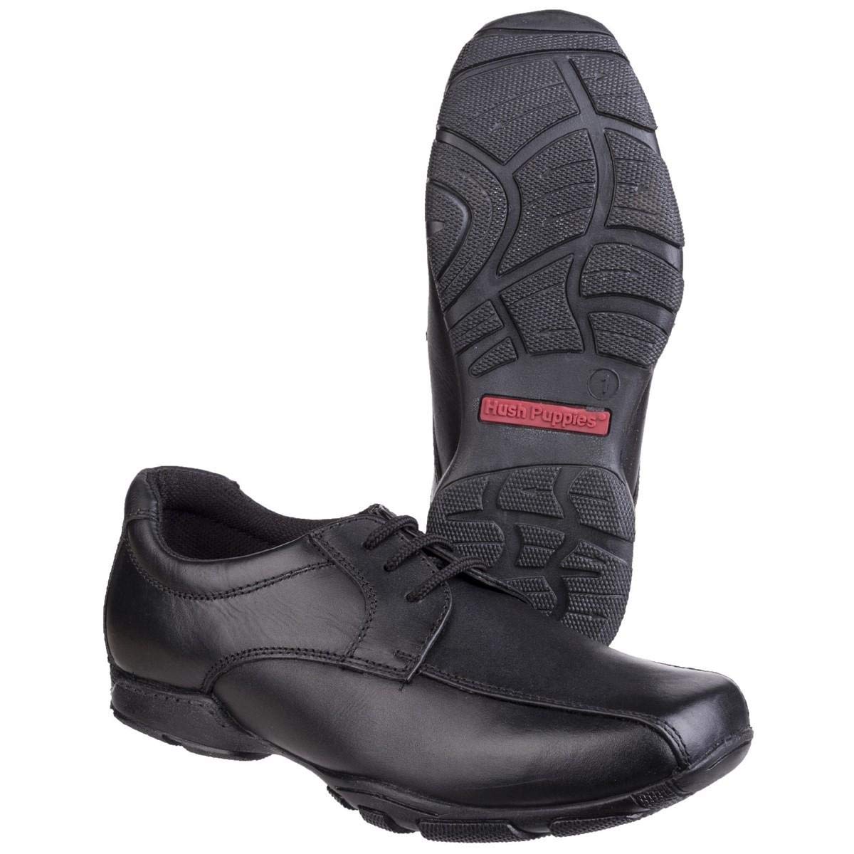 Hush Puppies Boys' Vincente Senior School Uniform Shoes - Comfortable & Durable Dress Shoes for School Uniforms, Perfect for Daily Wear & Formal Occasions