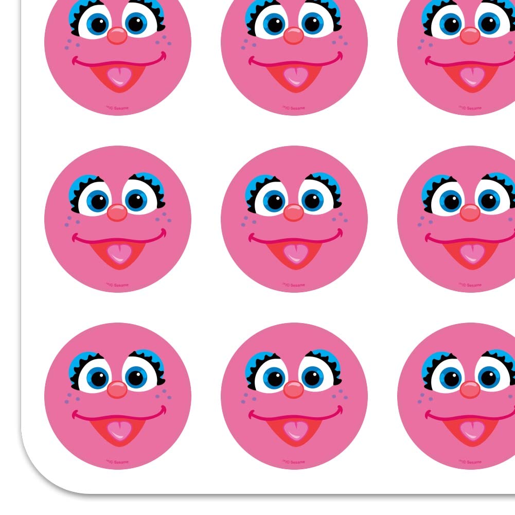 Sesame Street Abby Cadabby 1 Inch Planner Stickers - Clear Scrapbooking Stickers for Journals, Calendars, DIY Crafts & Bullet Journaling