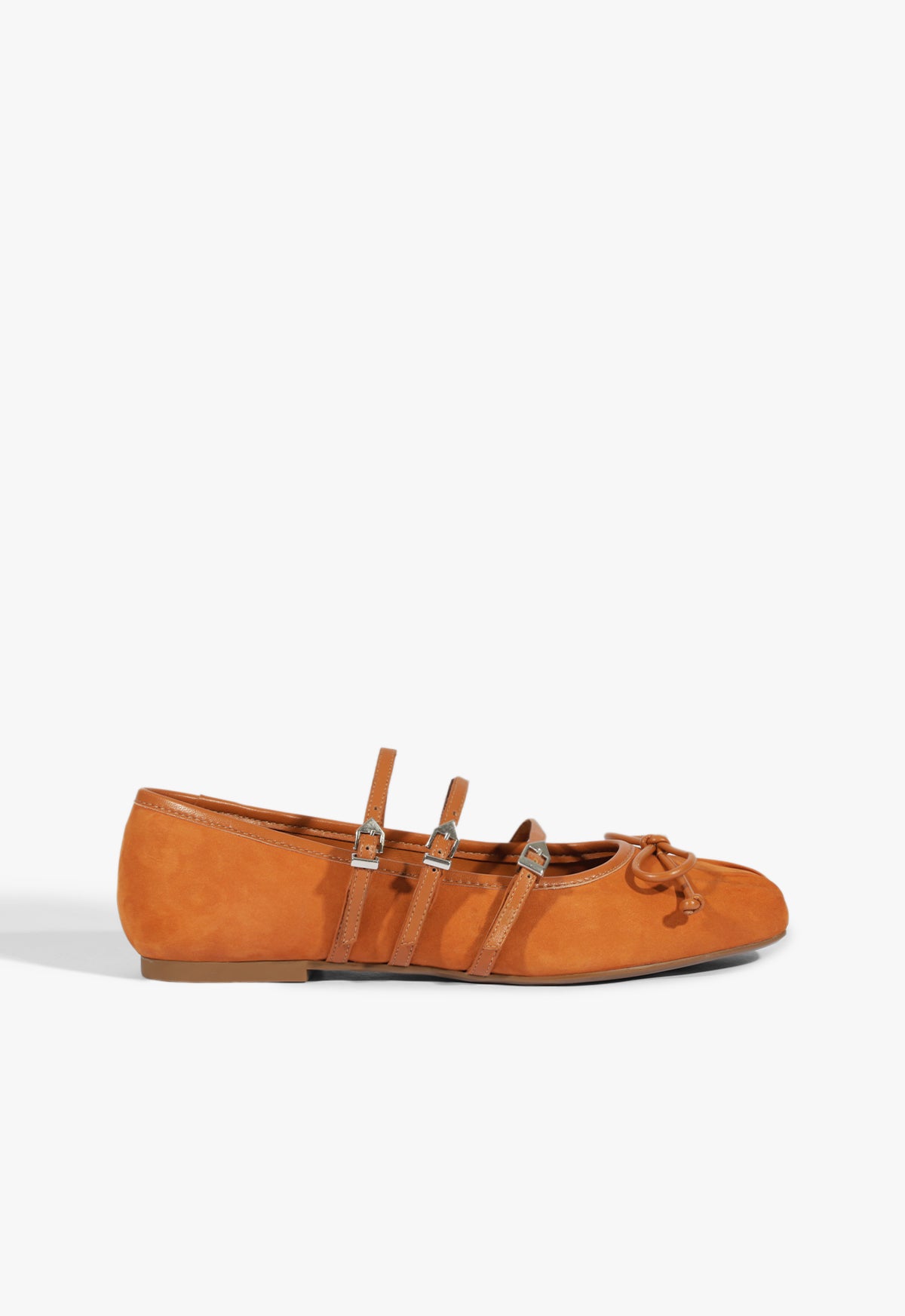 Arissa Women's Brown Suede Ballet Flats - Comfortable Slip-On Shoes for Work, Travel & Everyday Wear
