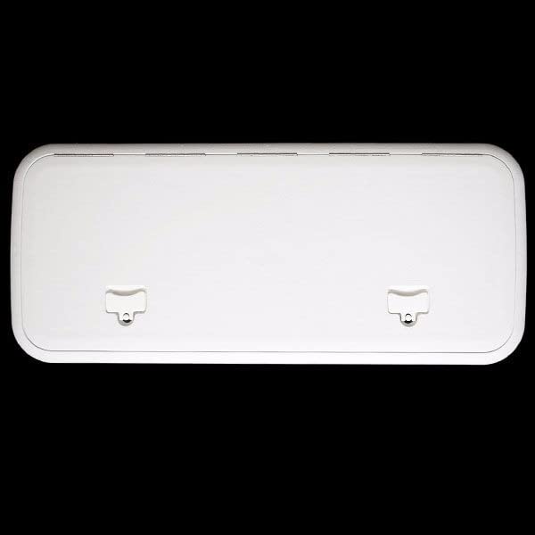 Jim Black Boat Deck Hatch Door 581-1330-05 | 13 x 30 Inch Polar White Marine Hatch | Waterproof & Durable Boat Access Hatch for Sailboats, Yachts & Fishing Boats