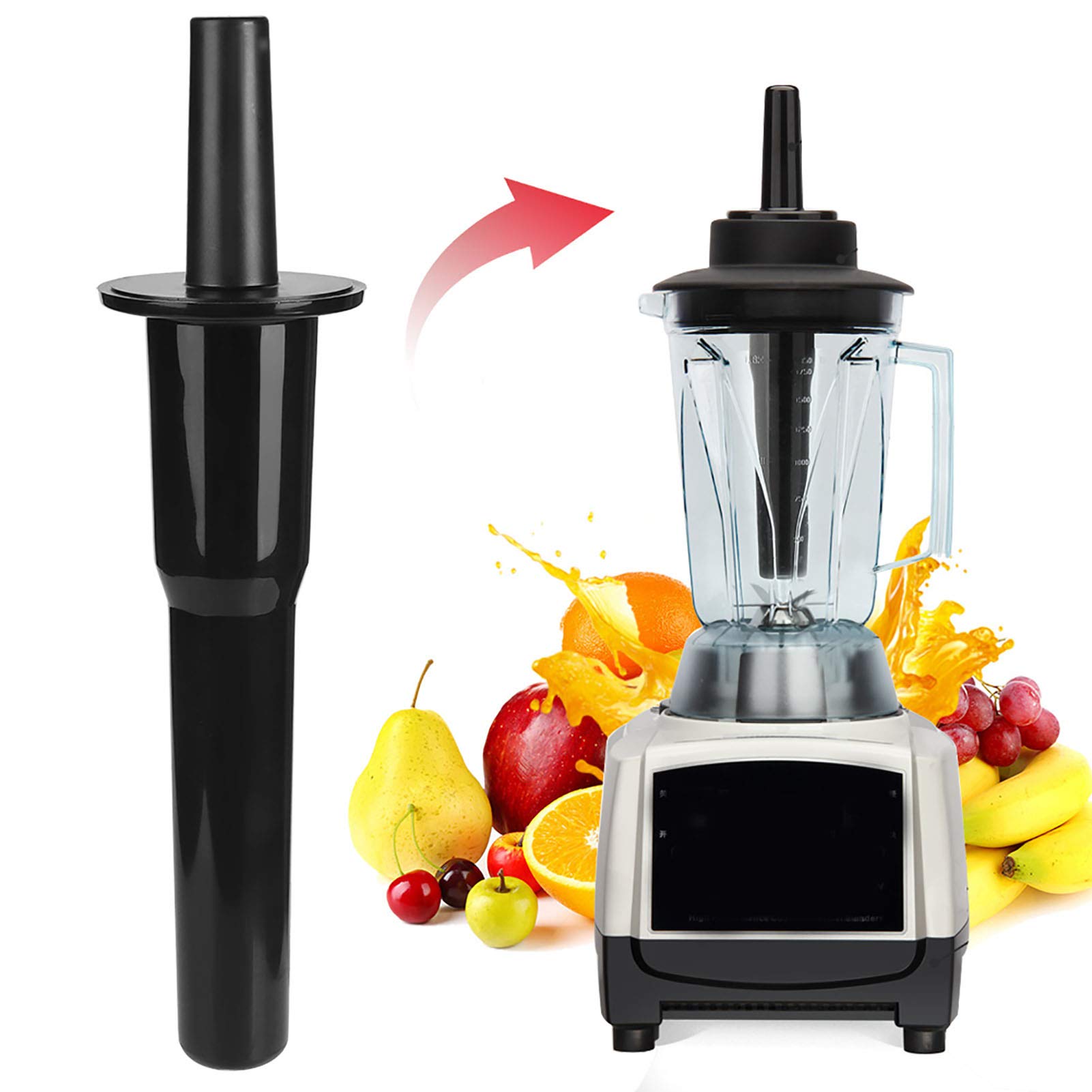 Yosoo Blender Tamper Stick - Replacement Blender Plunger & Mixer Accelerator Tool for Smooth Blending | Perfect for Smoothies, Nut Butters & Food Prep