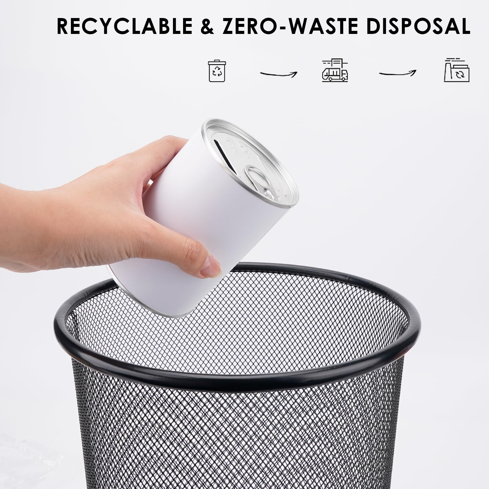 Premium Safety Razor Blade Disposal Container - White Double Edge Razor Blade Bank for Barber Shops & Home Use | Secure Used Razor Blade Storage Case | Ideal for Shaving Safety & Hygiene
