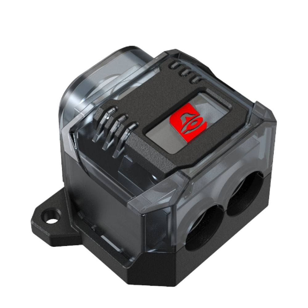 Cerwin Vega DB124 1/0 Gauge Input with 4 Gauge Reducer Distribution Block - High Power Car Audio Wiring Kit for Amplifier and Subwoofer Installation - Perfect for Car Audio Systems, Marine & RV Applications