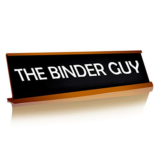 Custom Engraved Desk Name Plate - Funny Office Name Sign for Desk, Personalized Gift for Coworkers & Boss - Perfect for Office Decor, Work Anniversary & Retirement Gifts