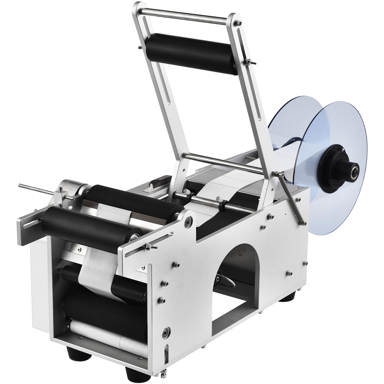 VEVOR Semi-Automatic Round Bottle Labeling Machine - 20-50pcs/min Electric Label Applicator for 0.78-4.72