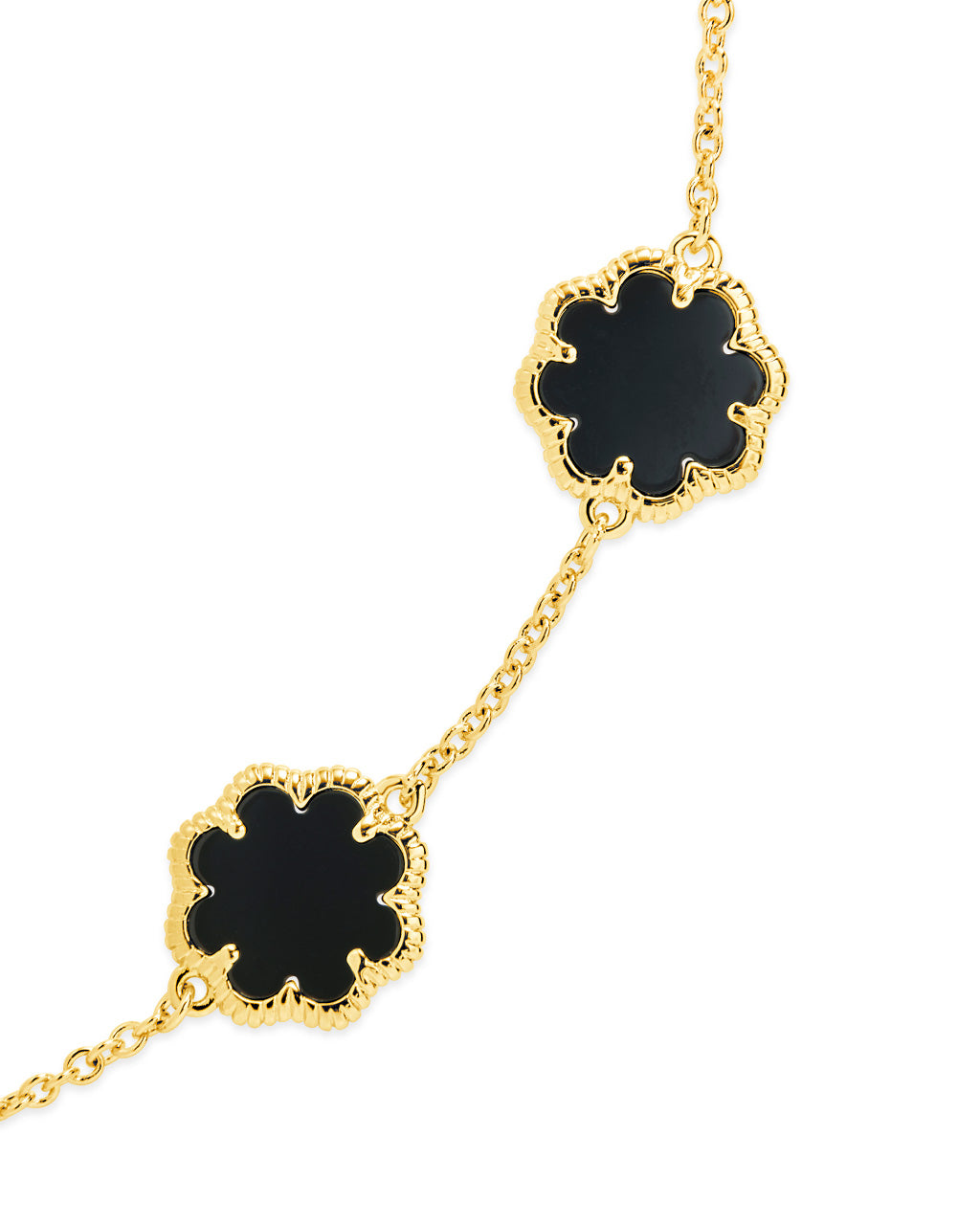 Rose Petal Station Bracelet for Women - Dainty Floral Charm Adjustable Bangle for Everyday Wear, Gift for Her, Wedding, Anniversary & Special Occasions