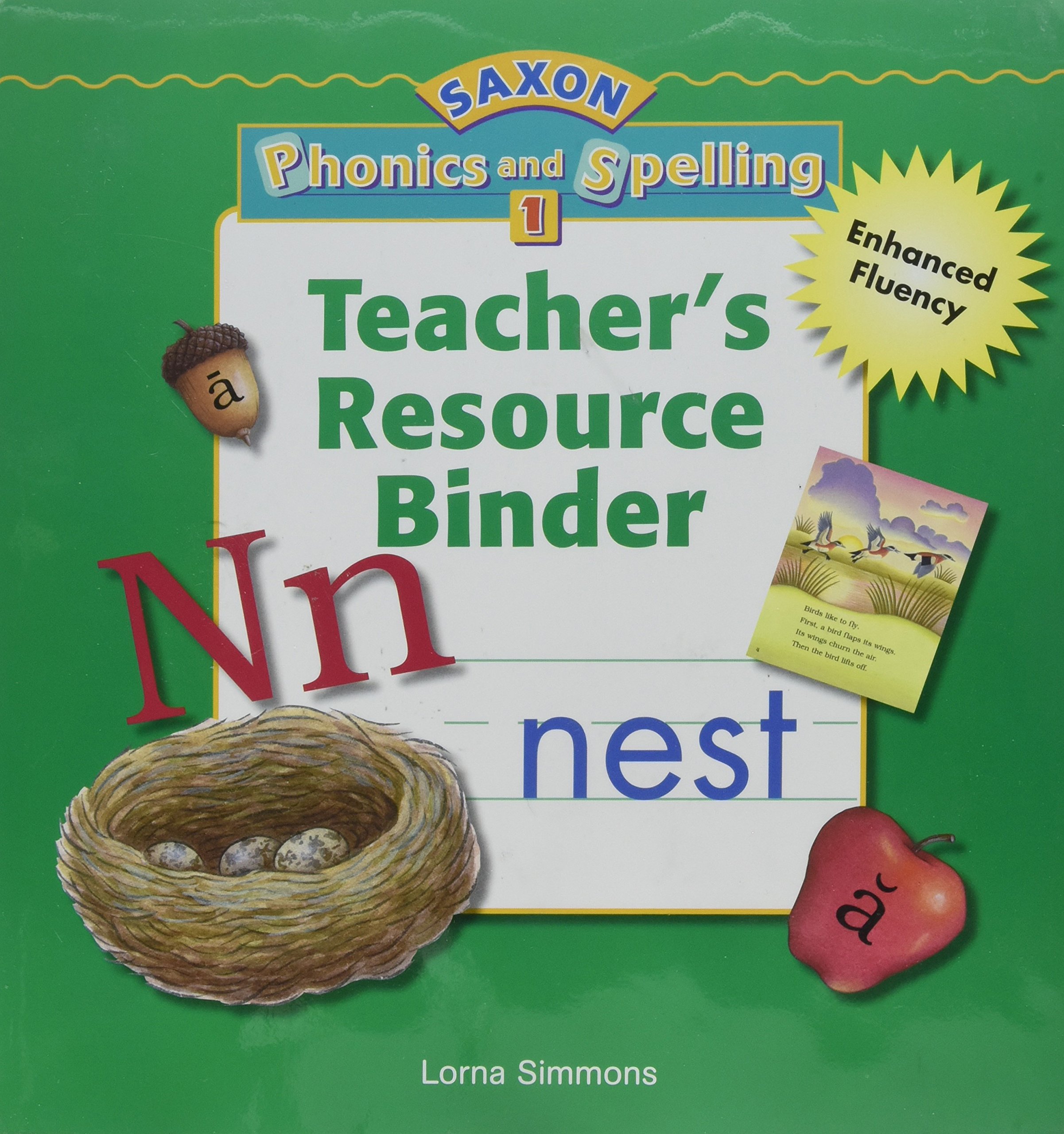Saxon Phonics & Spelling 1 Teacher Resource Binder - Complete Reading Curriculum for First Grade Teachers - Perfect for Classroom Instruction & Homeschooling Lessons
