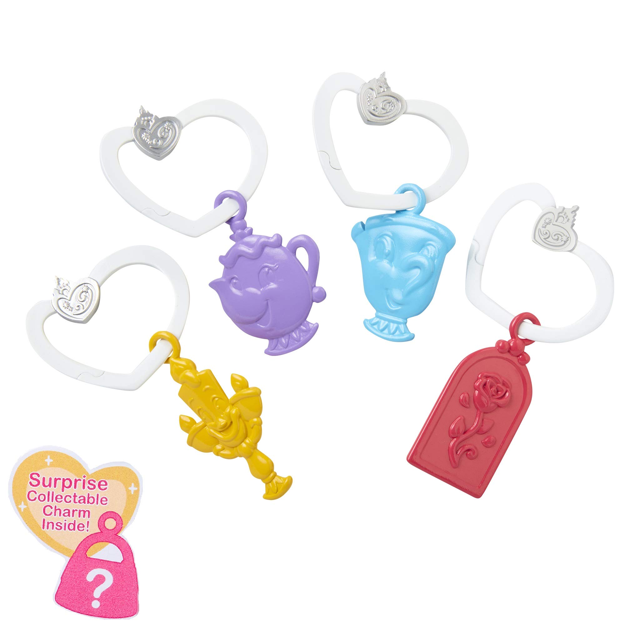 Disney Princess Belle Diaper Accessory Pack for Baby Girls - Nursery Essentials with Bib, Headband & More - Perfect for Disney Themed Baby Showers & Nursery Decor