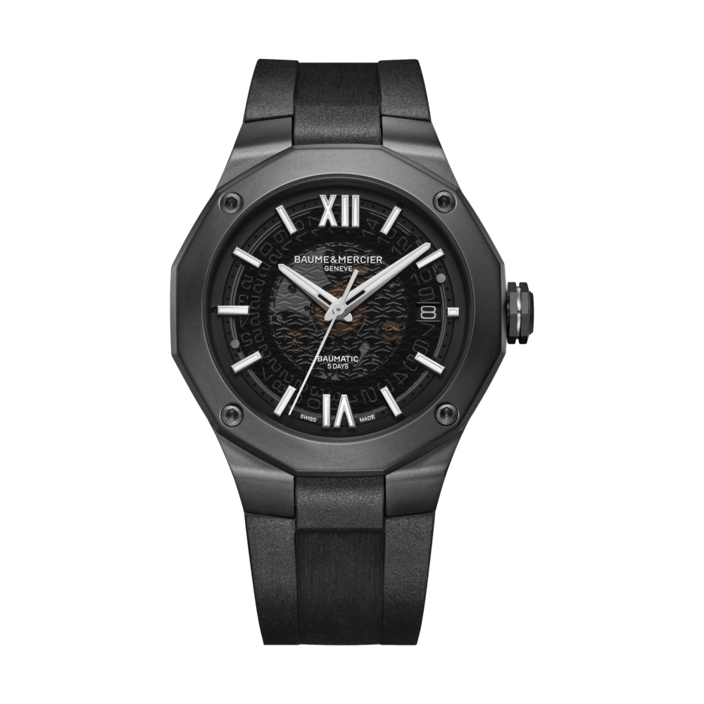 Riviera 10617 Baumatic COSC Certified 42mm Men's Automatic Watch - Luxury Swiss Timepiece for Business, Formal & Everyday Wear