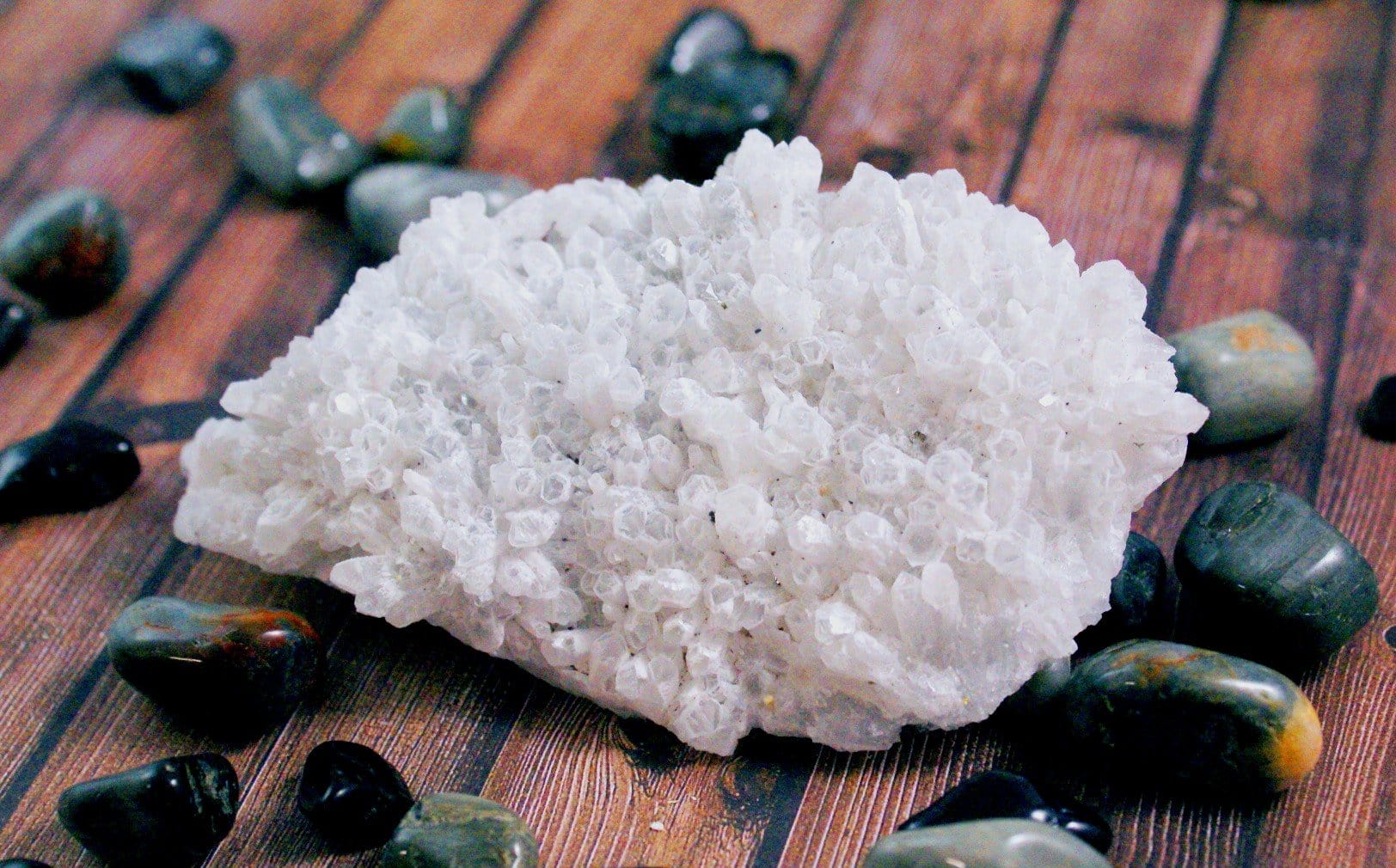 Natural Bulgarian Quartz with Galena - High-Quality Healing Crystal for Meditation, Energy Work & Home Decor