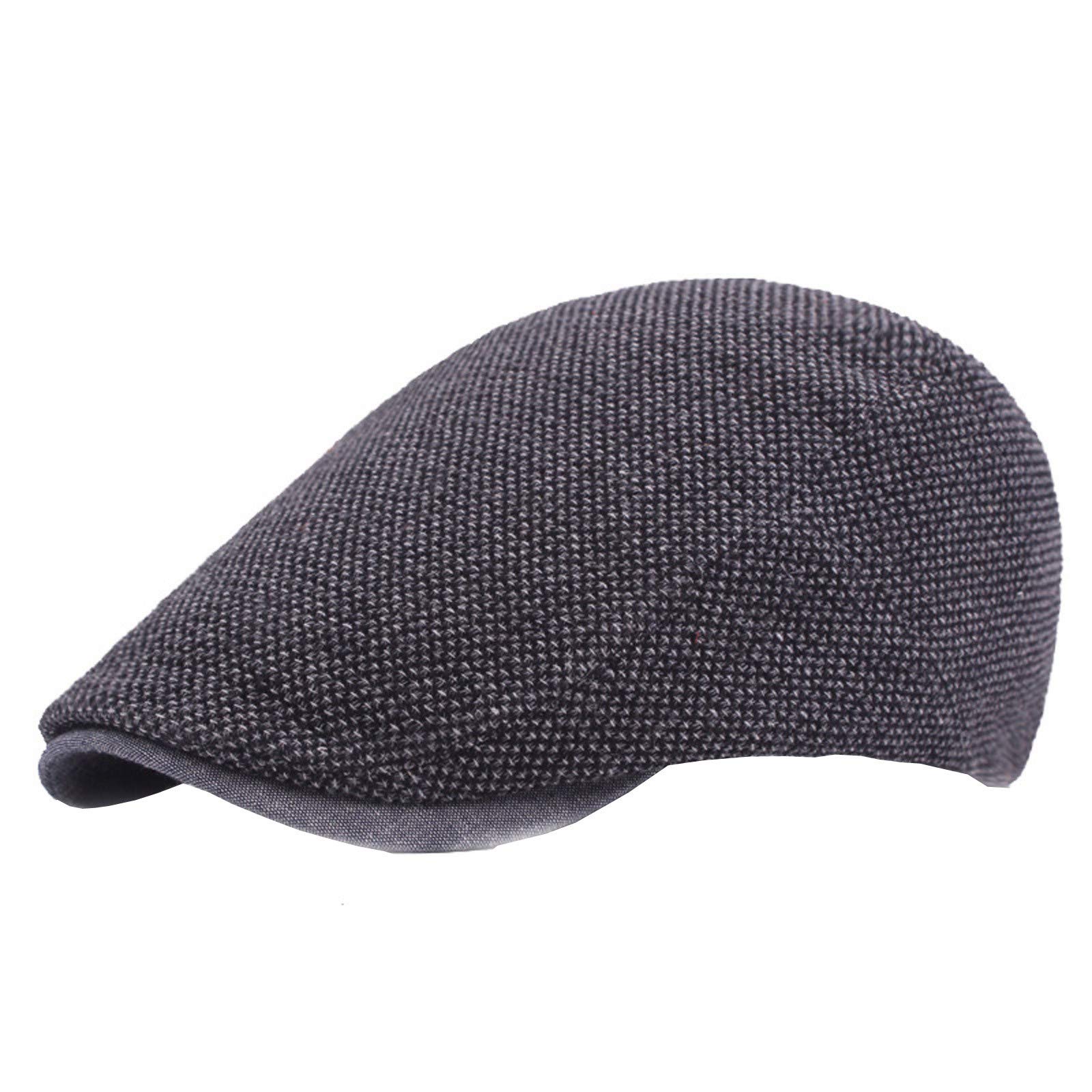 Men's Cotton Travel Hat - Outdoor Sun Protection Peak Cap, Fashion Beret & Baseball Hat for Hiking, Beach & Casual Wear