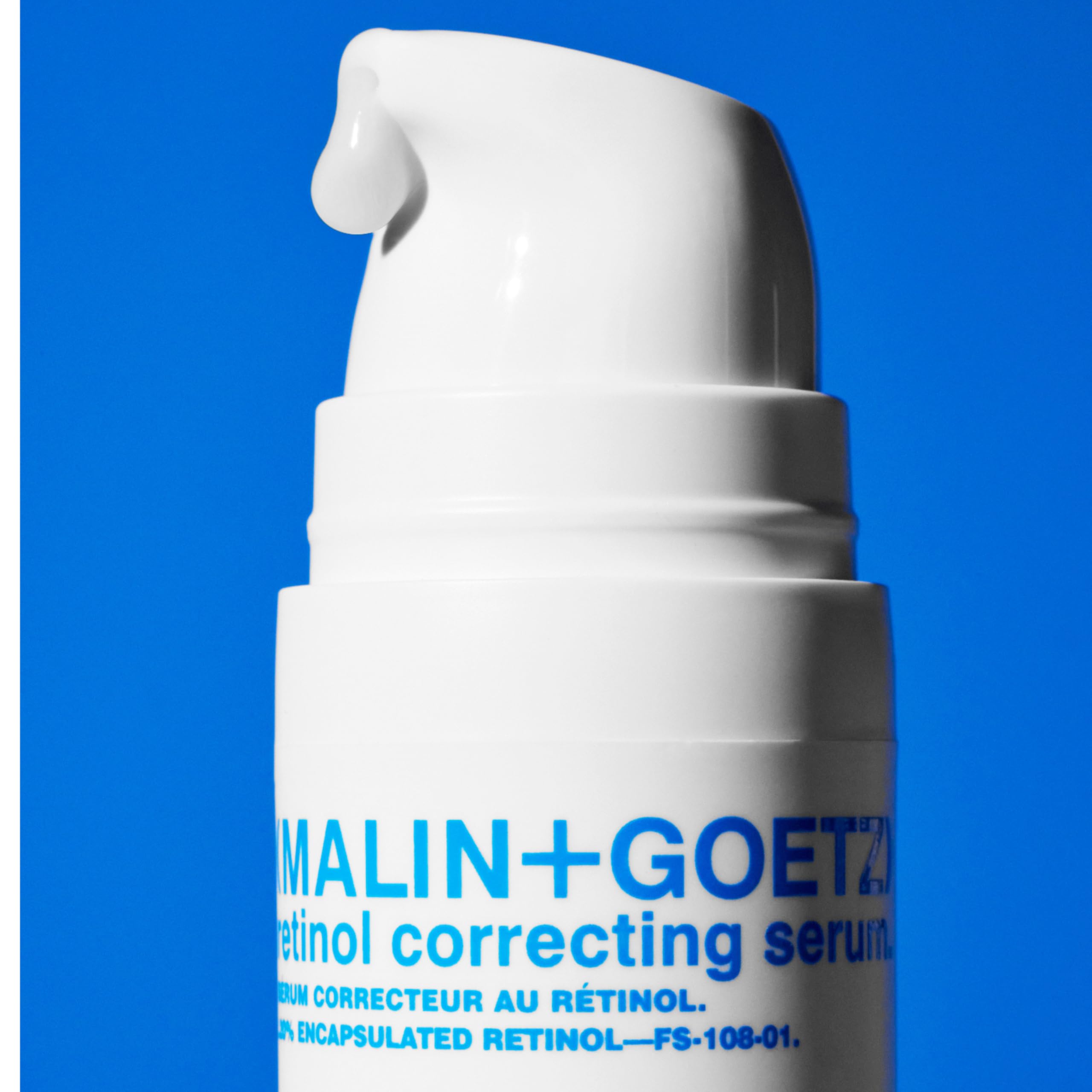 Malin + Goetz Retinol Correcting Serum 1oz (30ml) - Sensitive Skin Face Serum with Brightening & Anti-Aging Benefits | Vegan & Cruelty-Free Retinol Cream for Night Routine & Daily Skincare Regimen
