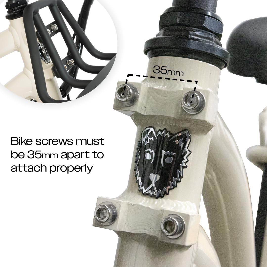 Premium Electric Bike Front Rack - Durable Cargo Carrier for E-Bikes | Perfect for Commuting, Grocery Shopping & Outdoor Adventures