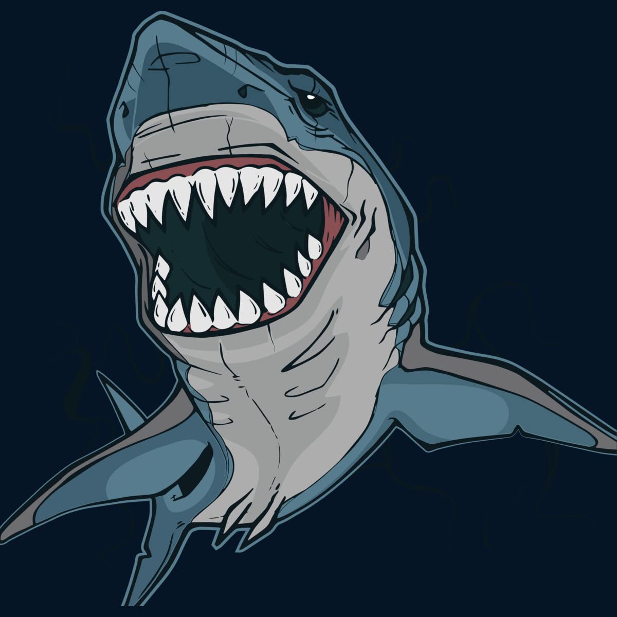 Design By Humans Unisex Shark Tail Hybridpulse Sweatshirt | Soft Cotton Pullover Hoodie for Men & Women | Perfect for Casual Wear, Street Fashion & Outdoor Activities