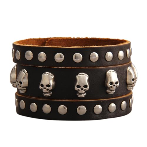 Brown Skull Bracelet