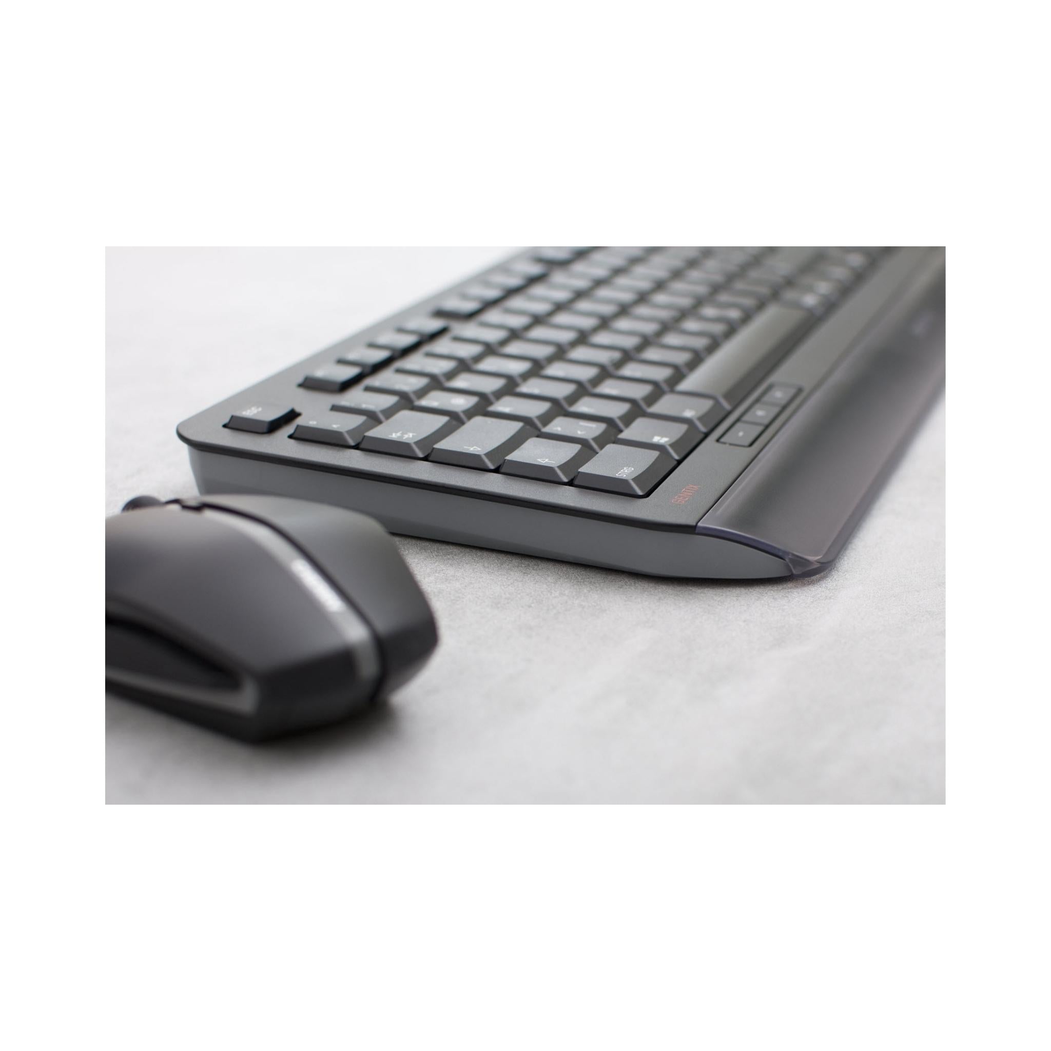 Cherry GENTIX Wireless Keyboard and Mouse Combo - Ergonomic Design for PC, Laptop, Mac - Perfect for Office, Gaming & Home Use