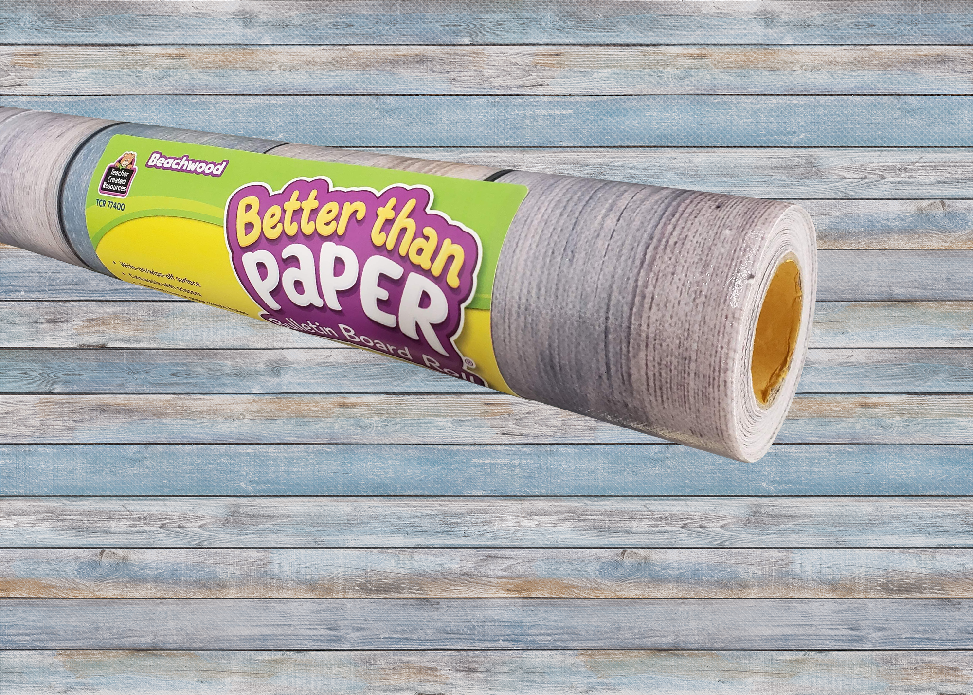 Beachwood Better Than Paper Bulletin Board Roll - Durable Classroom Decor for Teachers, DIY Craft Backdrop, Office Notice Board | Perfect for School, Home, and Office Organization