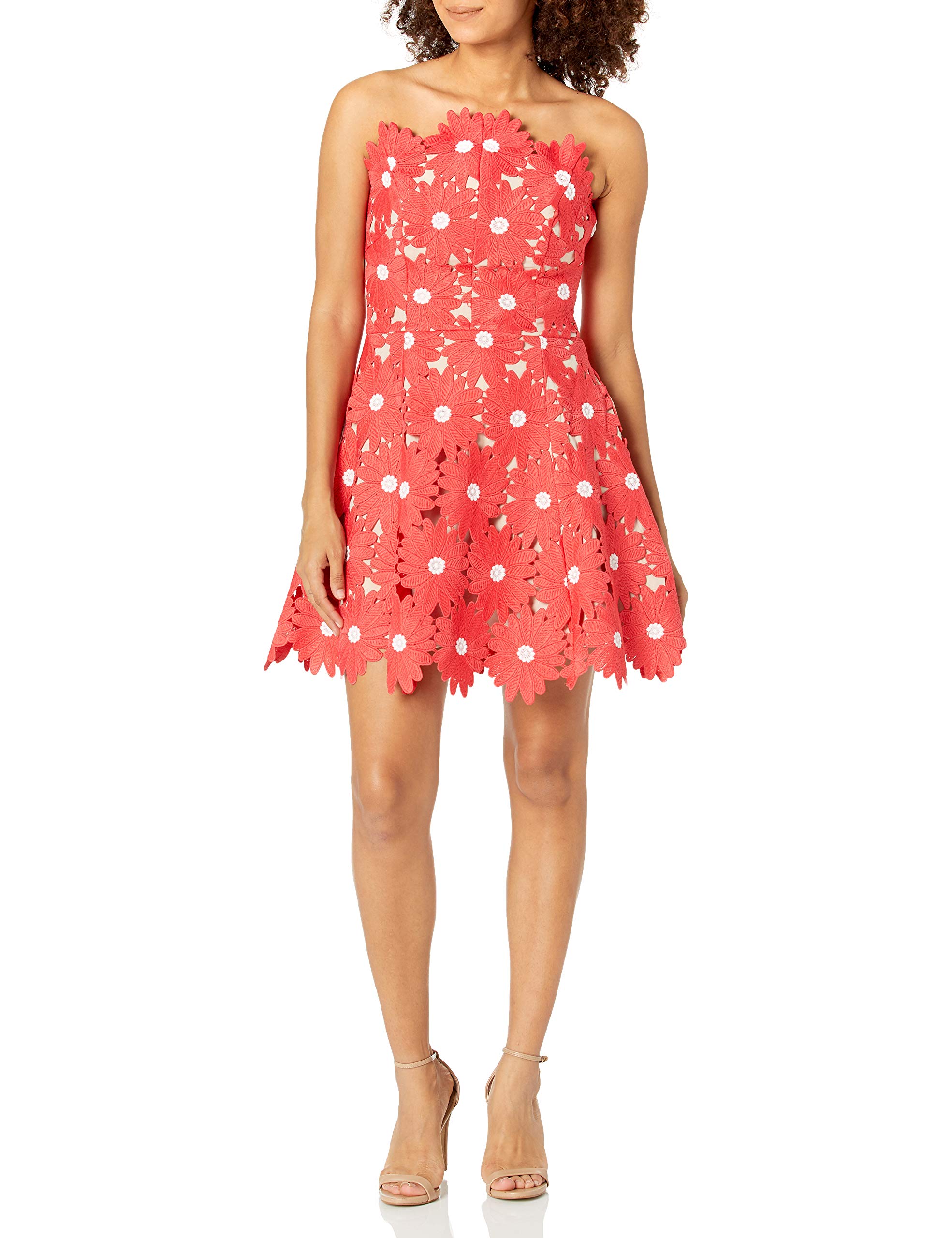 Elliatt Women's Strapless Fit and Flare Latisha Mini Dress - Elegant Cocktail Party & Summer Wedding Guest Outfit