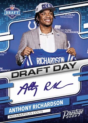 2023 Panini Prestige Football Trading Cards Mega Box - 42 NFL Collectible Cards with Rookies Like CJ Stroud, Will Levis & More | Perfect for Sports Memorabilia Collectors, Fantasy Football Fans & Gift Giving