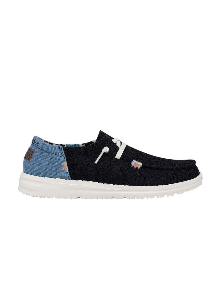 Hey Dude Women's Wendy Boho Comfortable Slip-On Shoes - Black Size 9 | Casual Walking, Travel & Everyday Wear