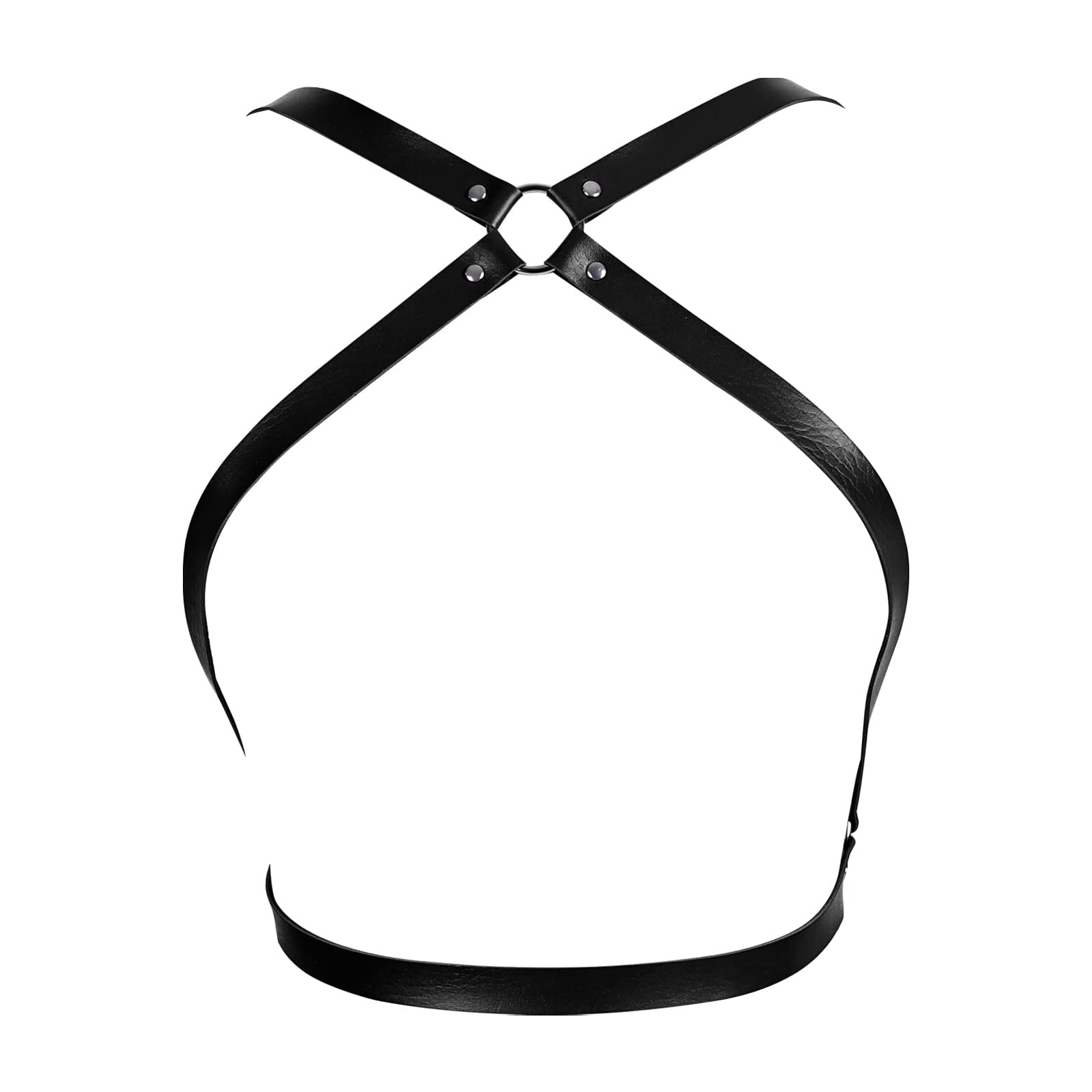 Adjustable Women's Fashion Body Harness Bra - Full Cage Belt Lingerie for Halloween, Rave, Dance & Photography - Perfect for Cosplay, Parties & Boudoir Shoots