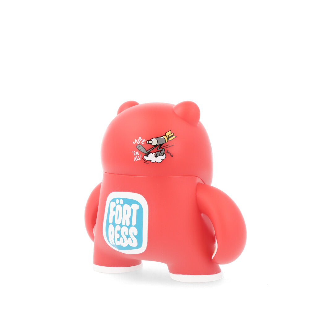6-Pack Teddy Troops 2.0 Series Plush Stuffed Animals - Soft Basic Red Teddy Bears for Kids, Nursery Decor, Birthday Gifts & Cute Home Decoration