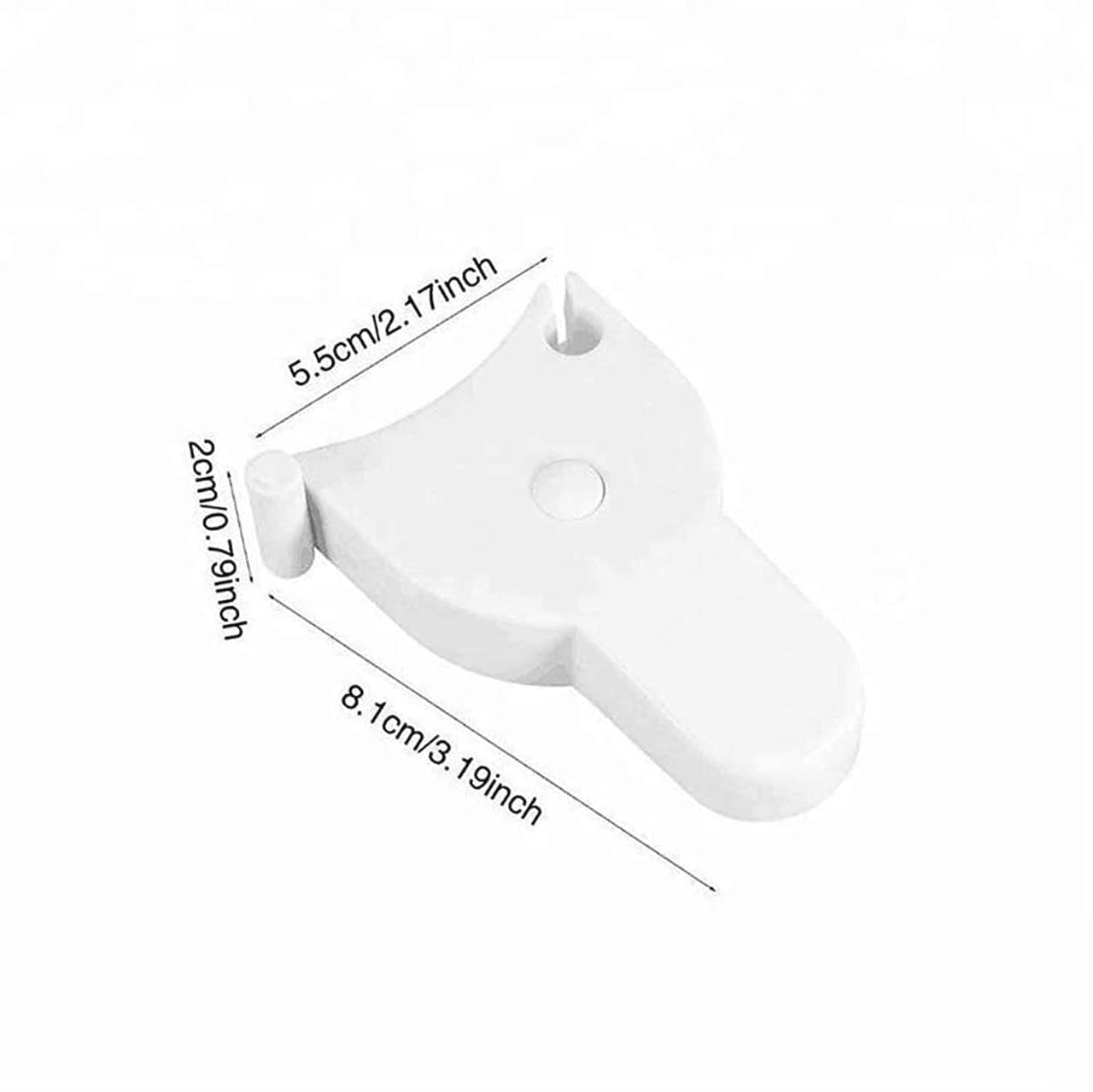 NIVEDITA 60 Inch (150cm) Retractable Body Measuring Tape with Lock Pin & Push Button - Self-Tightening Waist Measurement Tool for Fitness, Weight Loss & Tailoring - Perfect for Home Gym, Sewing & Health Tracking