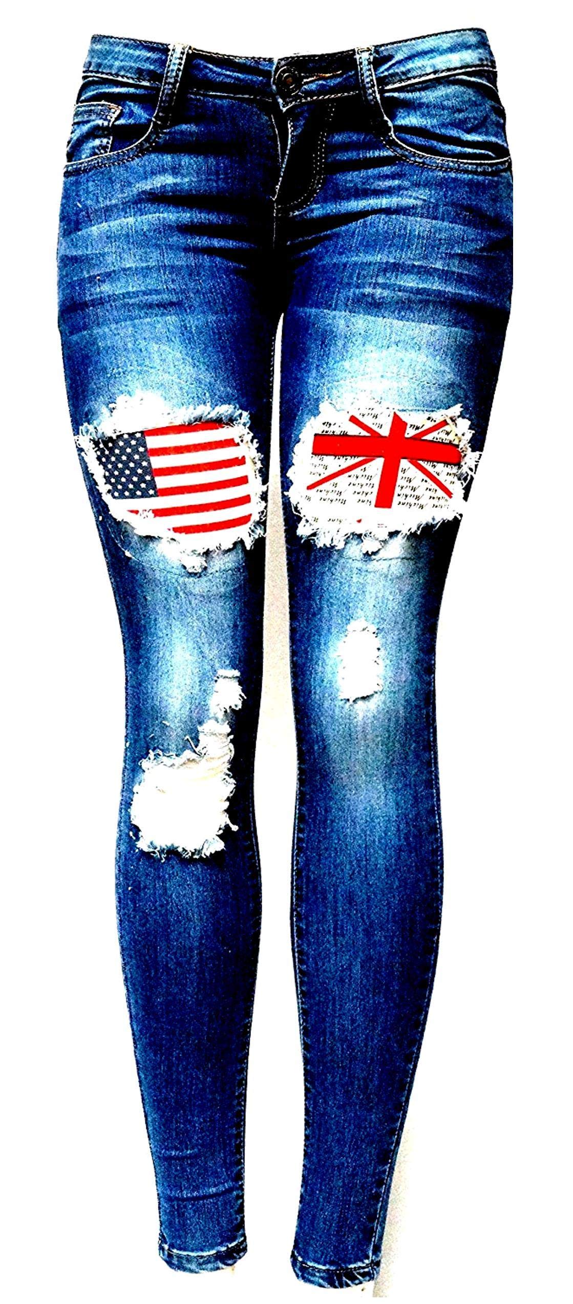Machine Jeans - Skinny Leg Denim Jeans for Women (Sizes S, M, L) | High-Quality England/USA Made Stretch Jeans & Leggings - Perfect for Casual Wear, Office Outfits, and Night Out