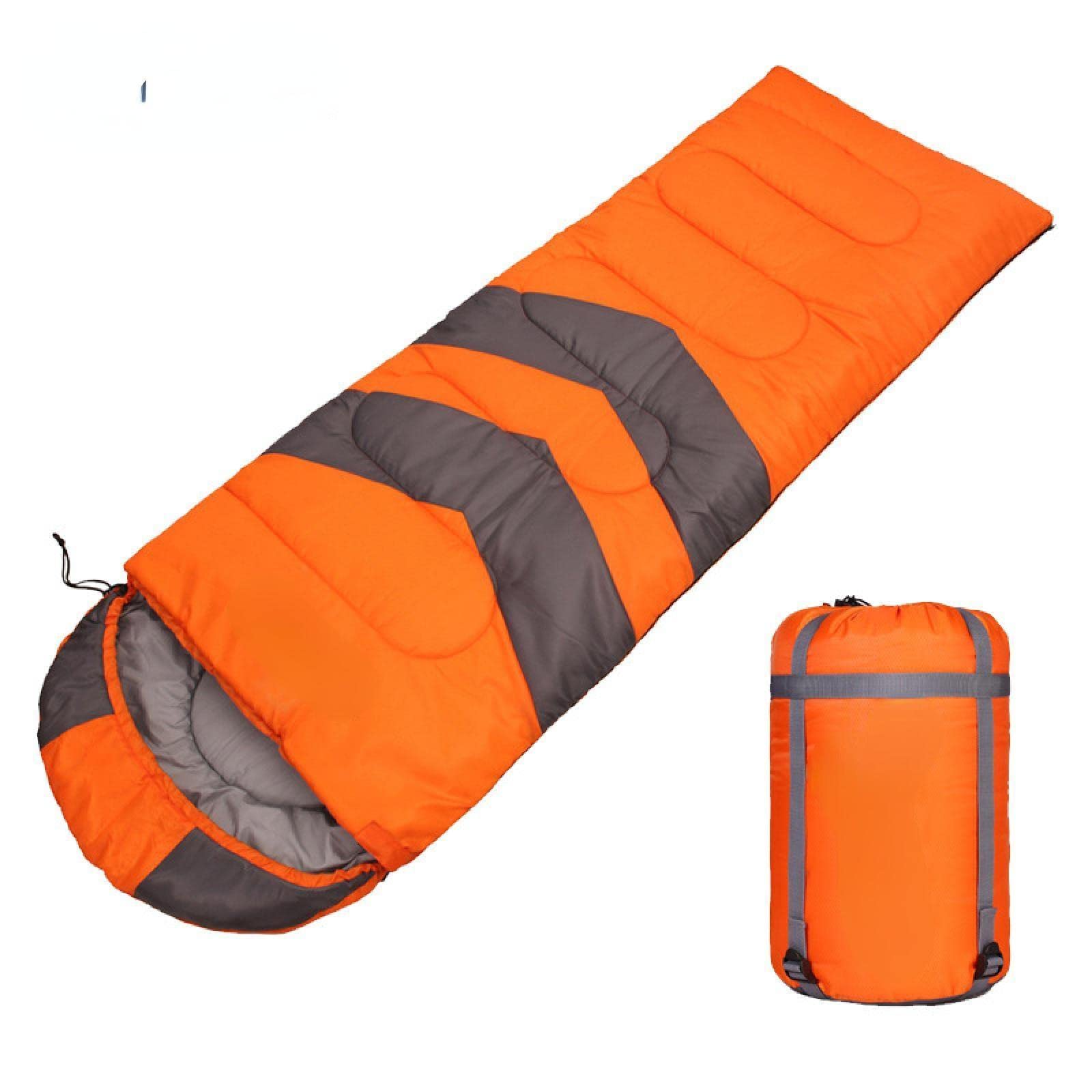 **Waterproof 3-Season Lightweight Sleeping Bag for Camping, Backpacking & Outdoor Survival - Compact Envelope Design for Emergency & Travel Use**