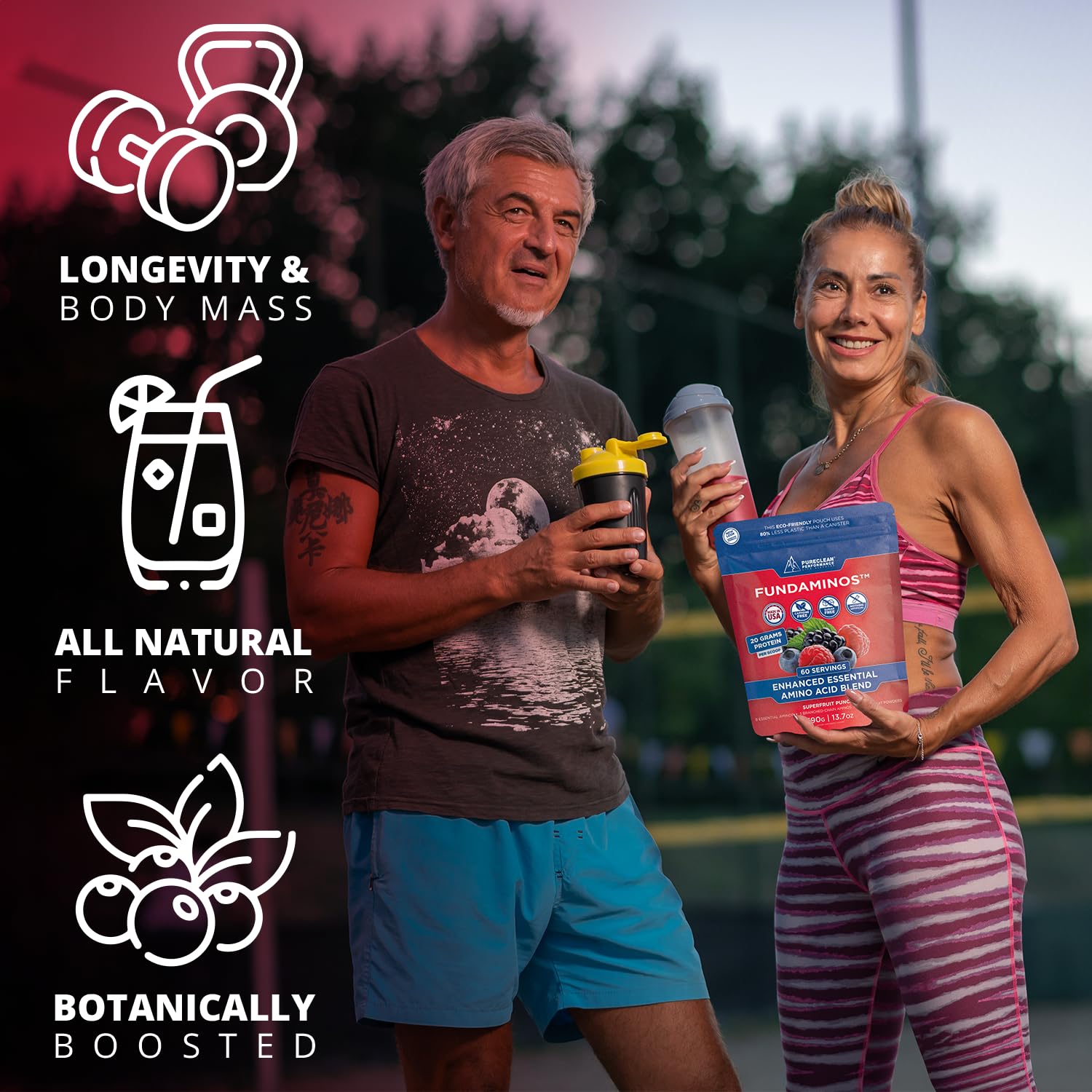 Premium Plant-Based Organic Essential Amino Acids & BCAA Powder - Gluten Free, Non-GMO Supplement for Muscle Growth, Strength & Recovery (60 Servings) | Vegan Protein Boost for Athletes, Gym & Post-Workout Recovery