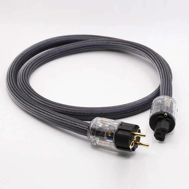 High-Quality EU Power Cable - Universal Power Cord for Home & Office Electronics | Compatible with Laptops, TVs, Monitors & More