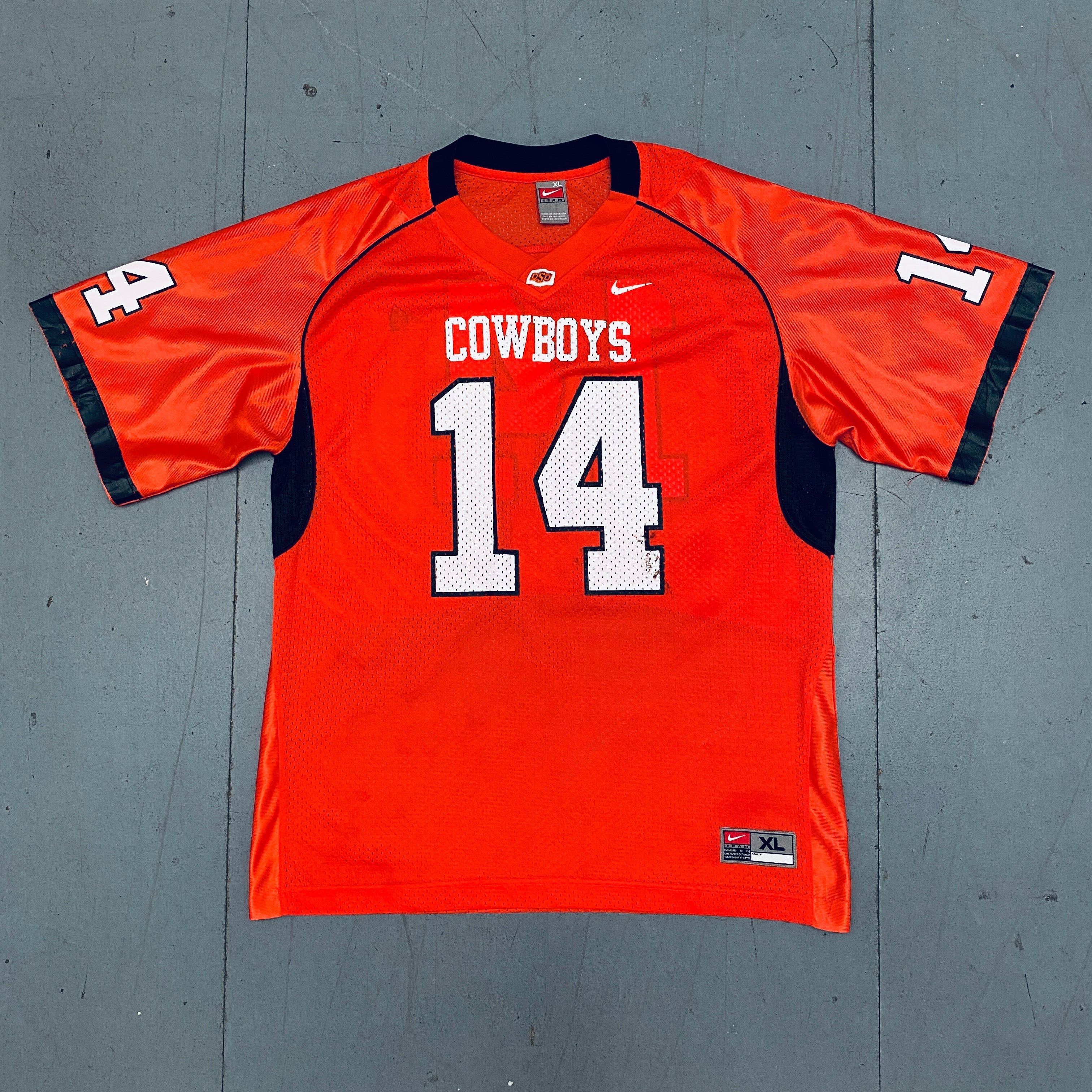 OSU Cowboys: No. 14 Nike Football Jersey (Size S) - Perfect for Game Day, Tailgating & Fan Support