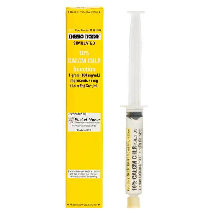 10% Calcium Chloride Injection for Veterinary Use - Sterile Solution for Livestock & Animal Health Care - Ideal for Hydration Therapy & Electrolyte Balance in Cattle, Horses, and Farm Animals
