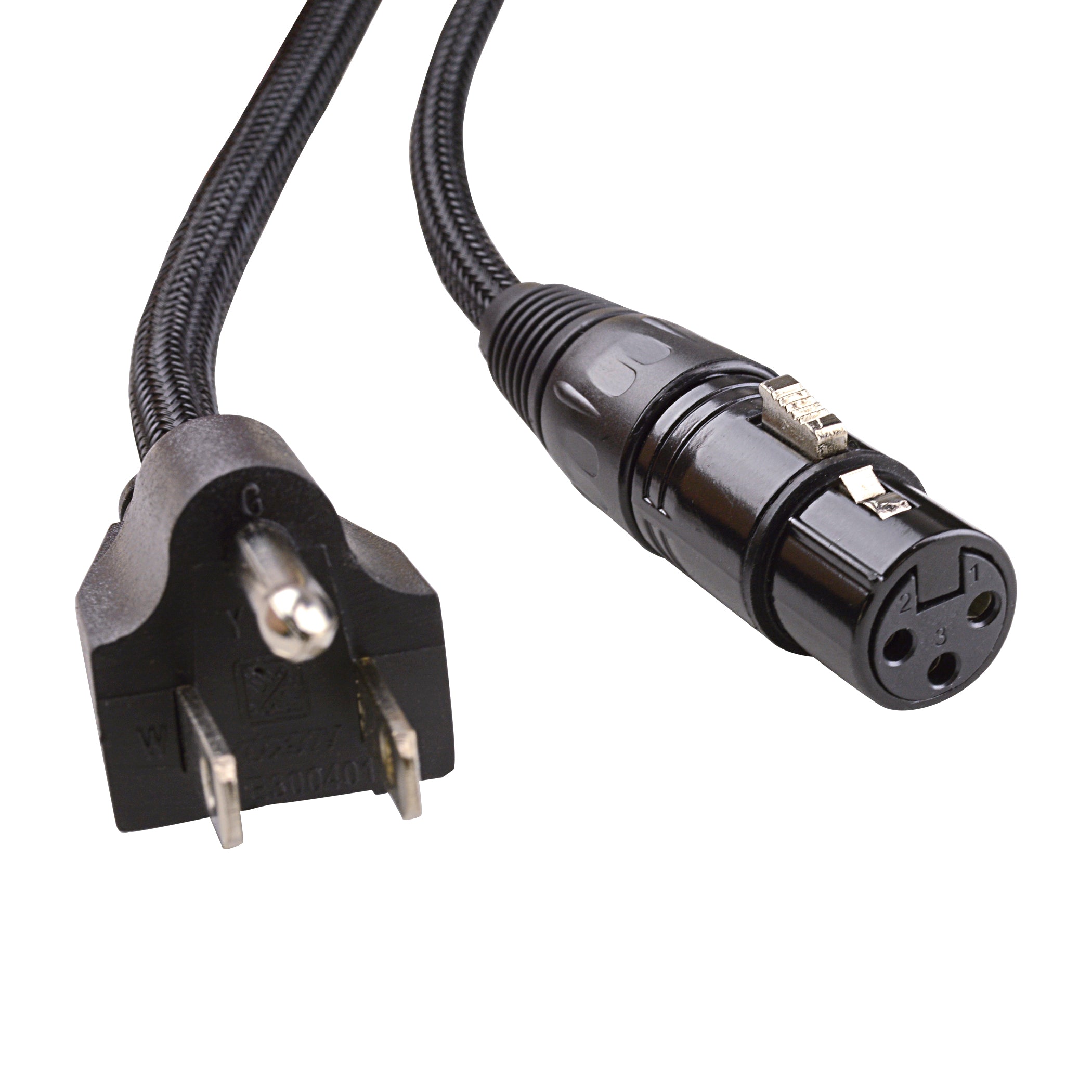 EX PRO SIM 10 AC Power & XLR Microphone Cable 10M - Professional Audio Equipment for Live Performances, Studio Recording & DJ Setup