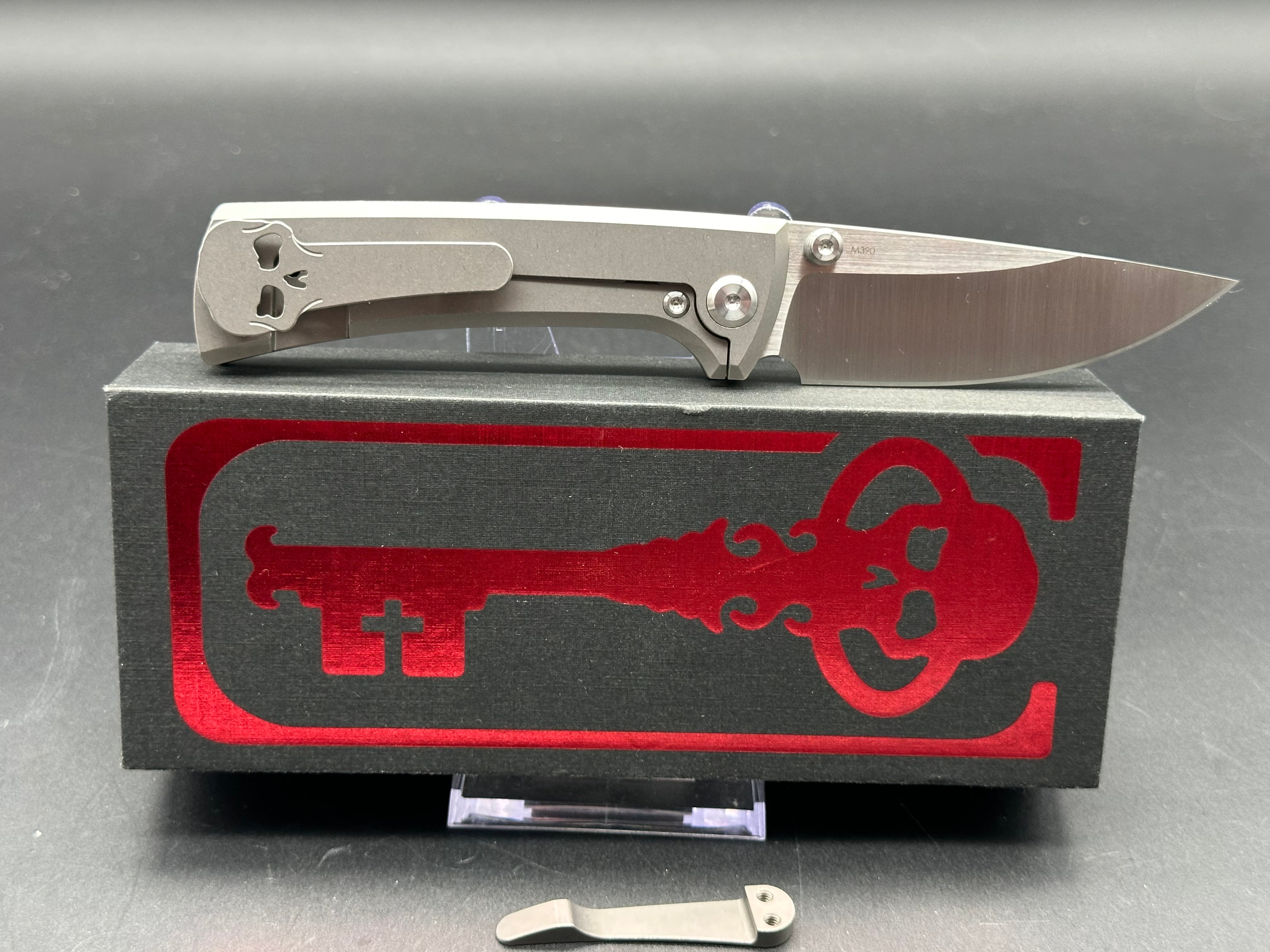 Chaves Knives RCK9 Titanium Frame Lock Folding Knife - 3.25