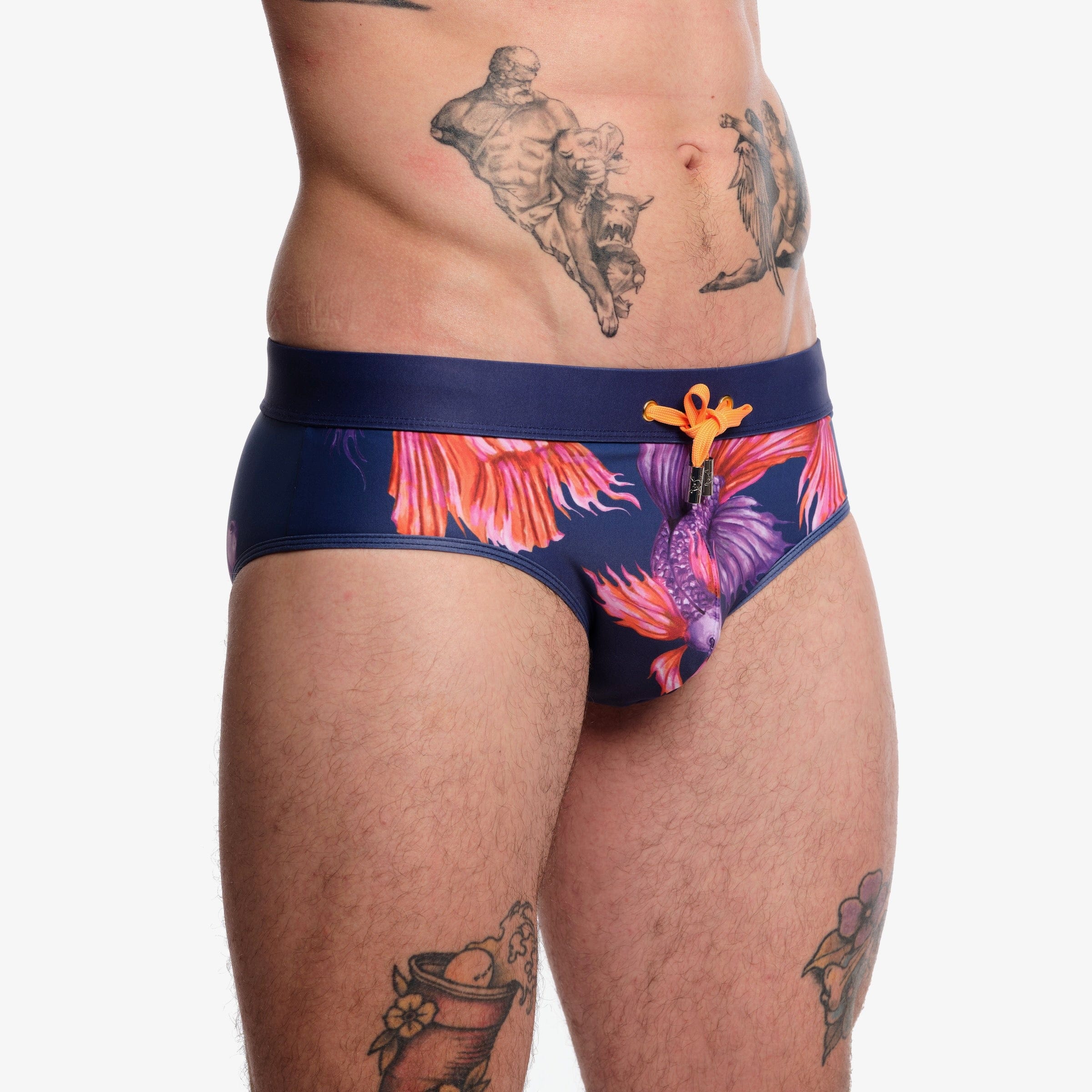 Premium Navy Blue Swim Briefs for Men - Comfortable & Stylish Swimwear for Swimming, Beach, Pool & Water Sports