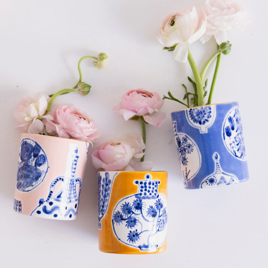 Jilly Vases - Elegant Handcrafted Ceramic Vases for Home Decor | Perfect for Living Room, Dining Table & Wedding Centerpieces