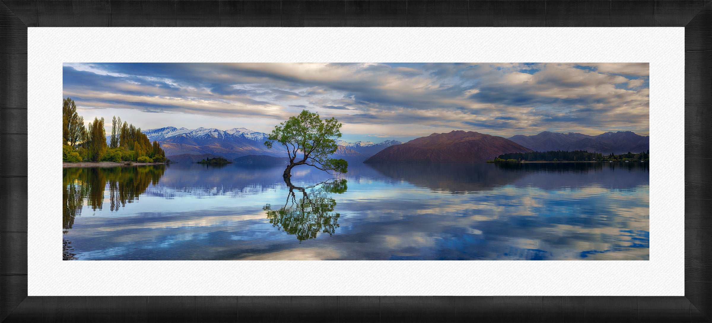 Tranquil Reflections Wall Art - Serene Landscape Paintings for Home & Office Decor | Perfect for Living Room, Bedroom & Meditation Spaces