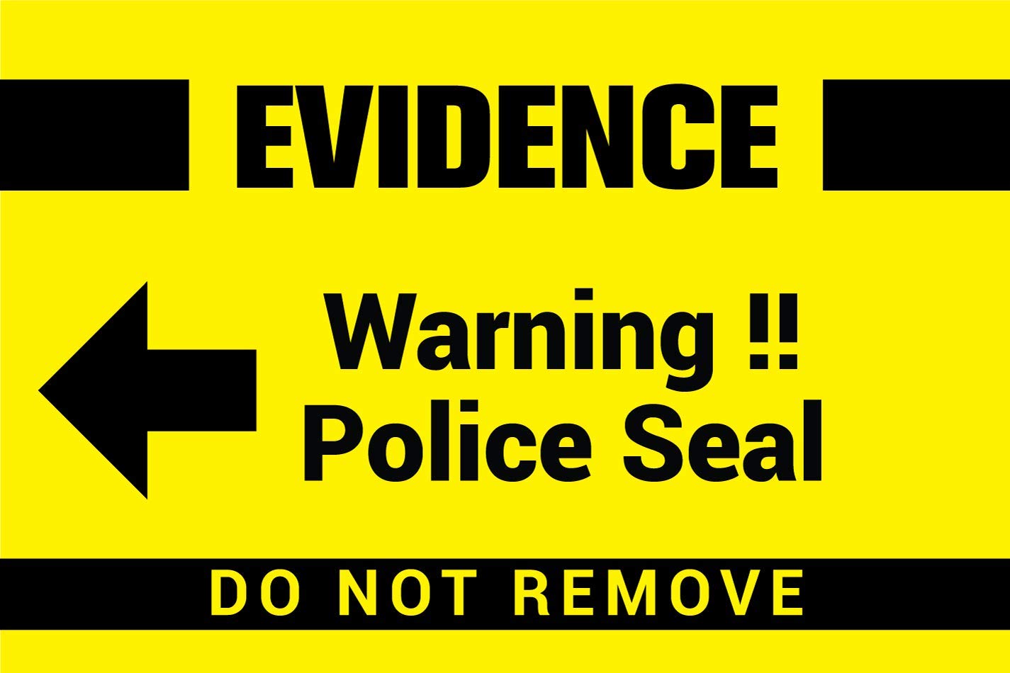 100 Feet Crime Scene Do Not Cross Barrier Tape (30m) - Novelty Police Caution Tape with 3 Free Evidence Stickers - Perfect for Halloween, Themed Parties, Movie Props & DIY Crime Scene Decorations