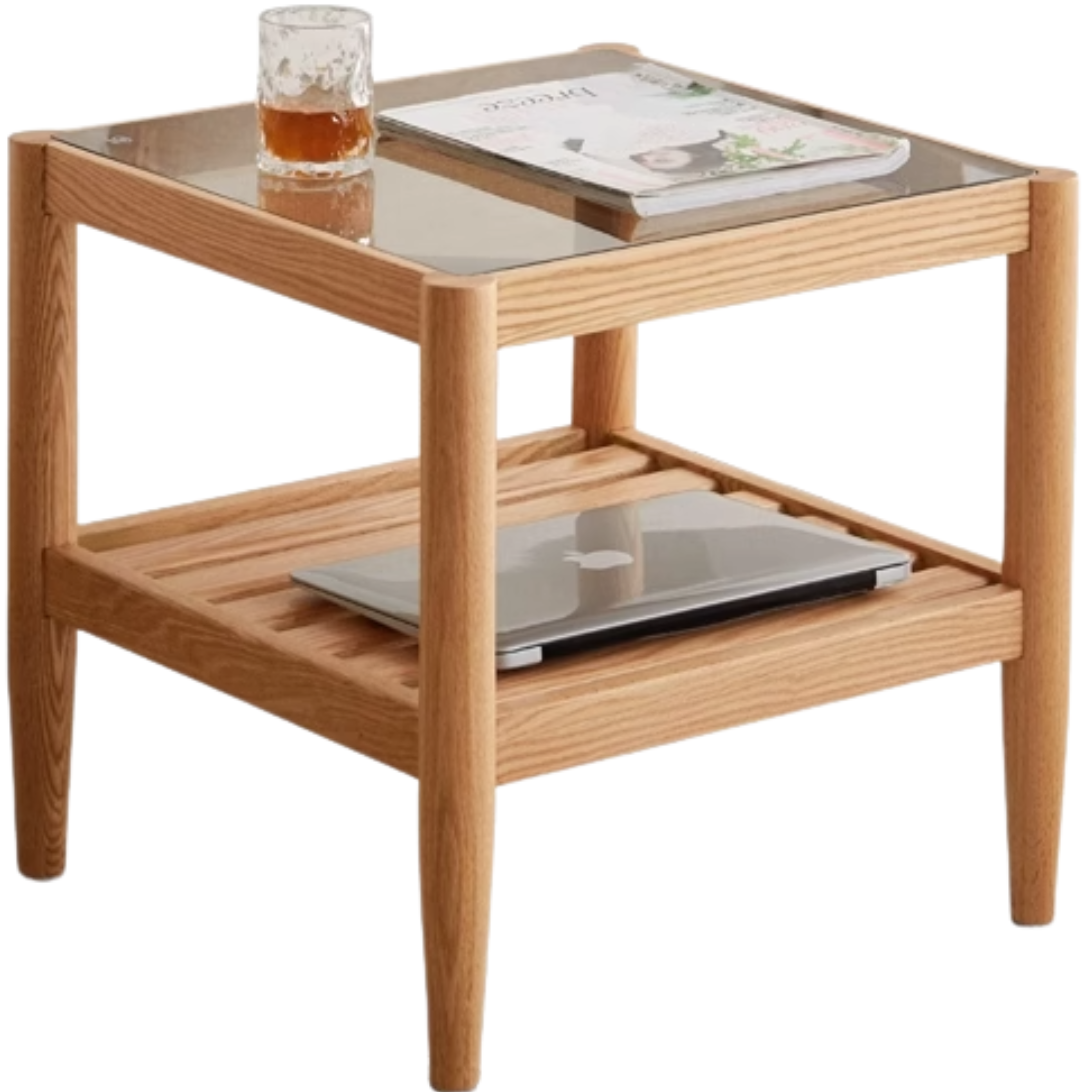 19.7x19.7x19.7 inch / 50x50x50 cm / Natural Wood Color / Coffee Table
