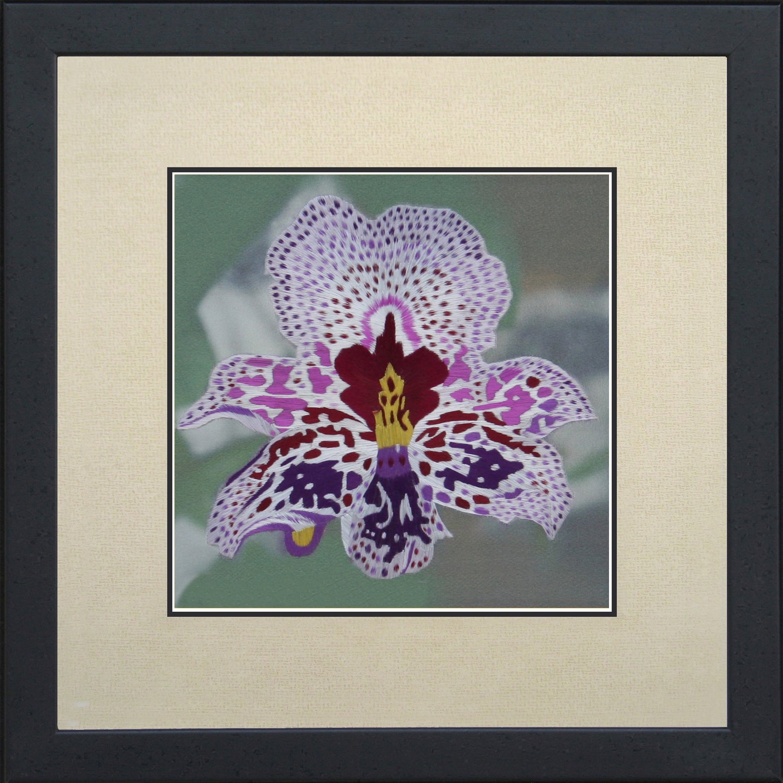 Handmade Pink & Purple Orchid Silk Flower Arrangement - Elegant Home Decor for Weddings, Parties & Office Spaces