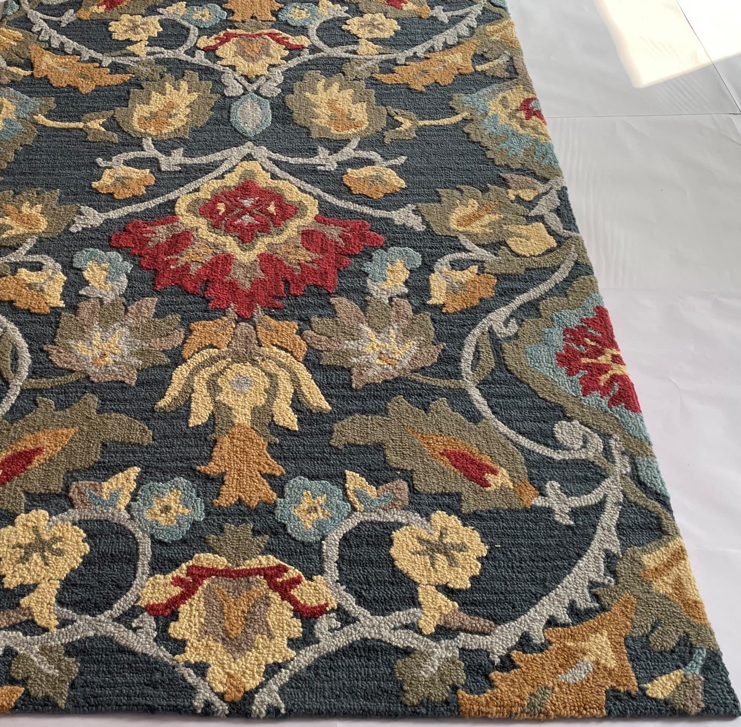 Hand Tufted Area Rug 9x12 - Soft & Durable for Living Room, Bedroom, Home Decor - Perfect for Cozy Spaces & Modern Interior Design